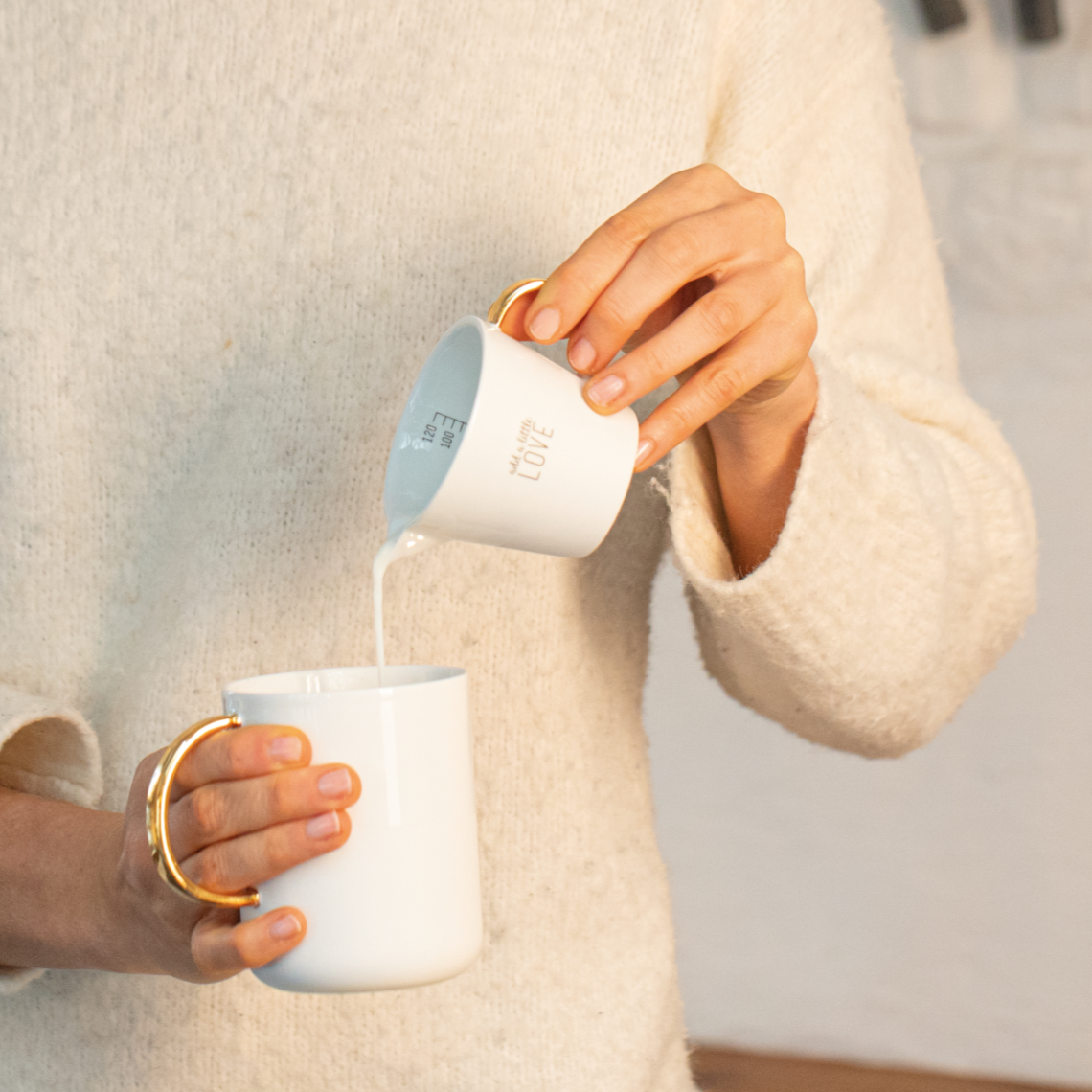 räder Wintergenuss Porzellantasse Zuckerschnute