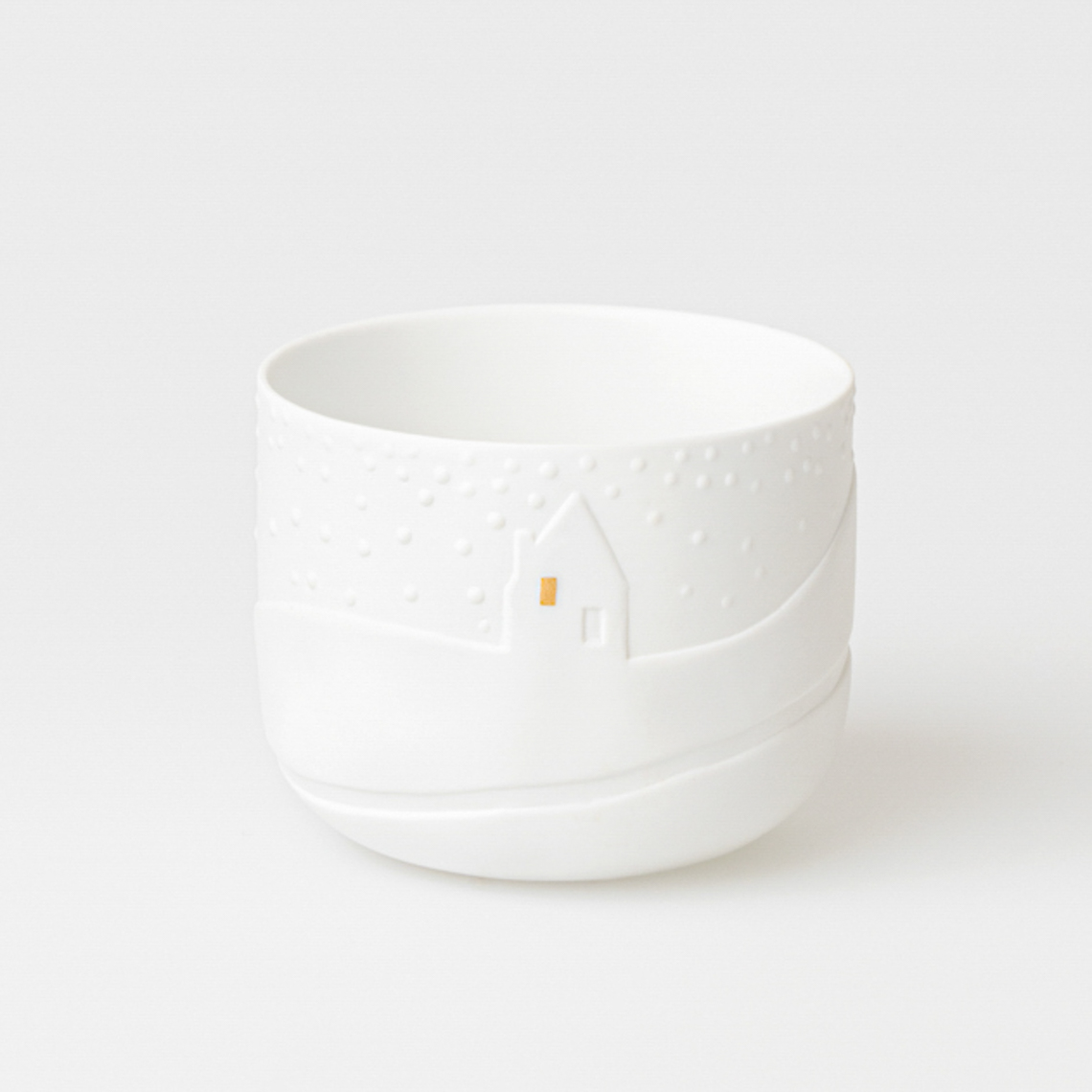 räder Schneetag Teelicht "Fussspuren"