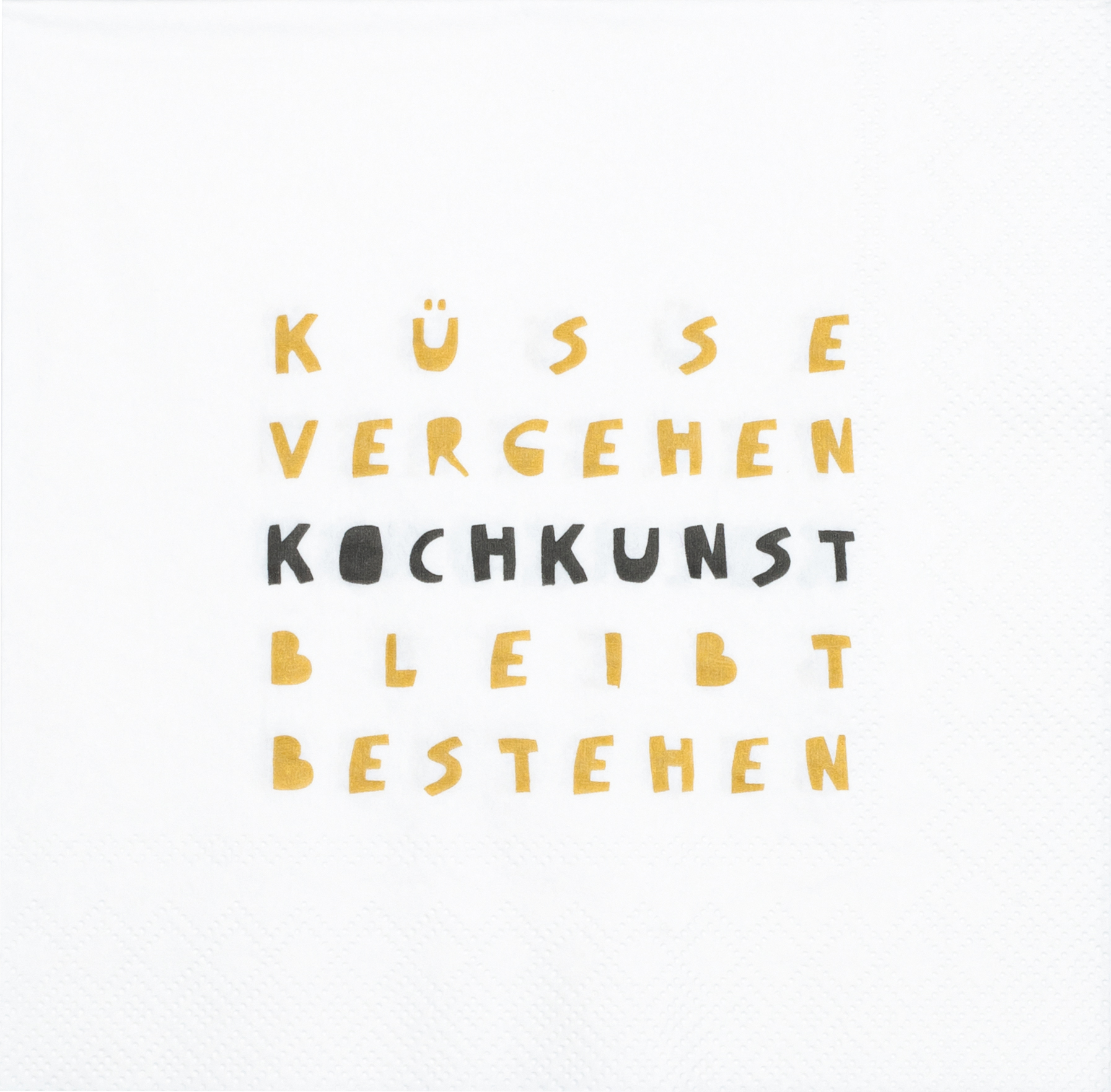 räder Papierservietten "Küsse vergehen" 20 Stück