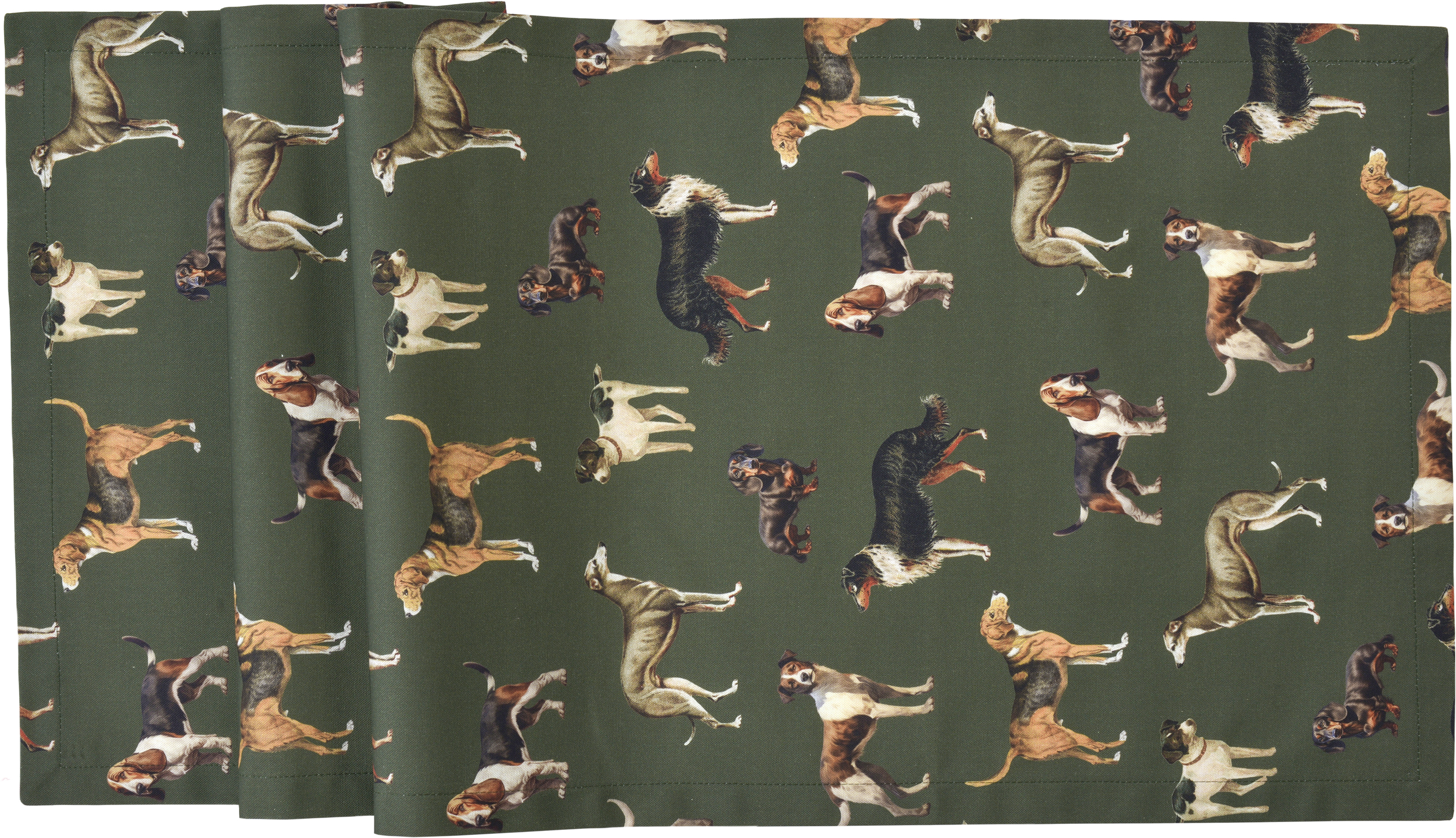 sander Tischläufer Hunter Hunde  50 x 140