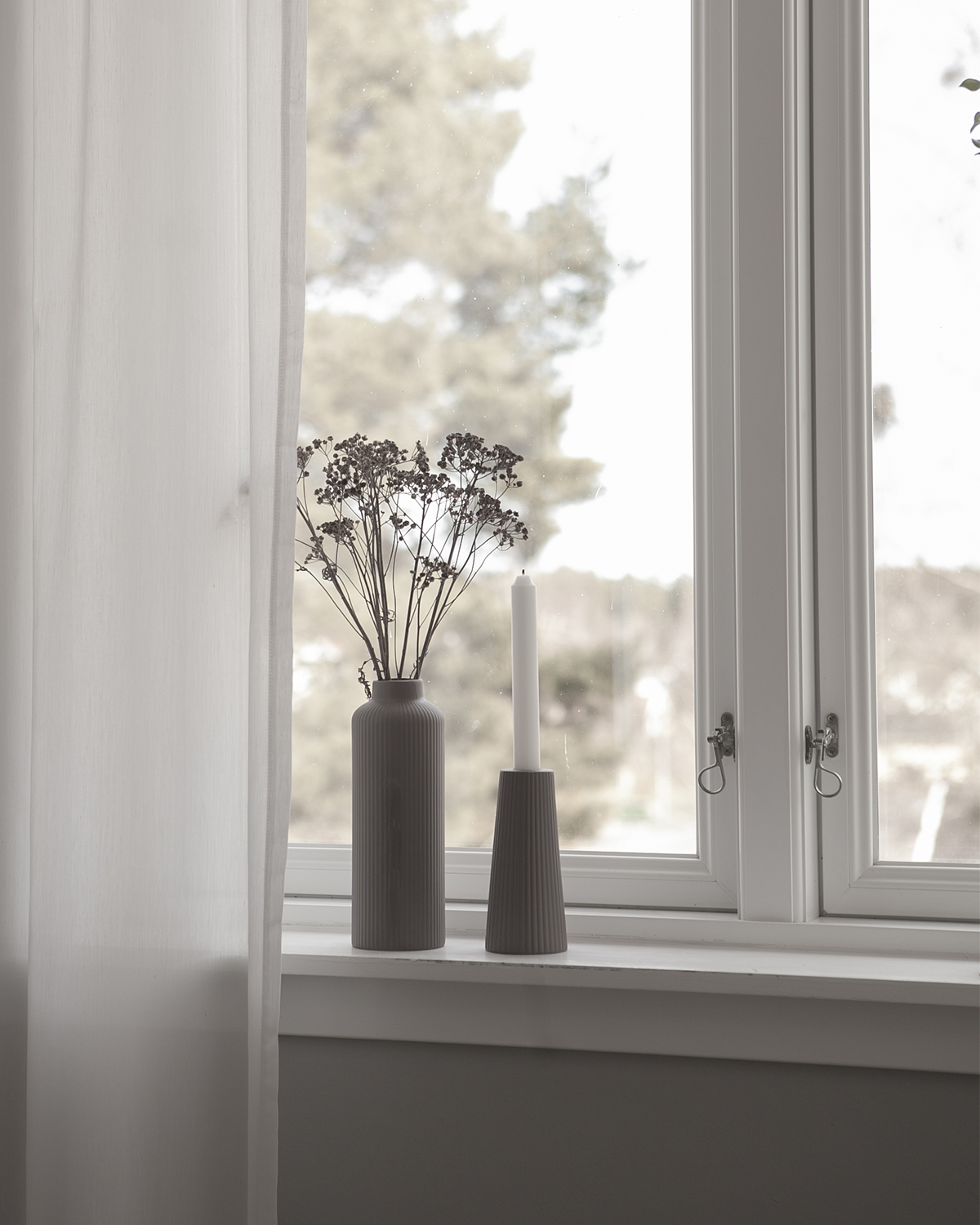 Storefactory Kerzenhalter Linghed Brown Small