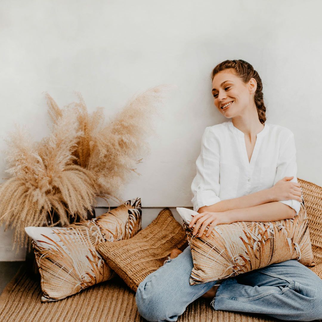 pad design In- und Outdoor Kissenhülle ROO Sand 30 x 50