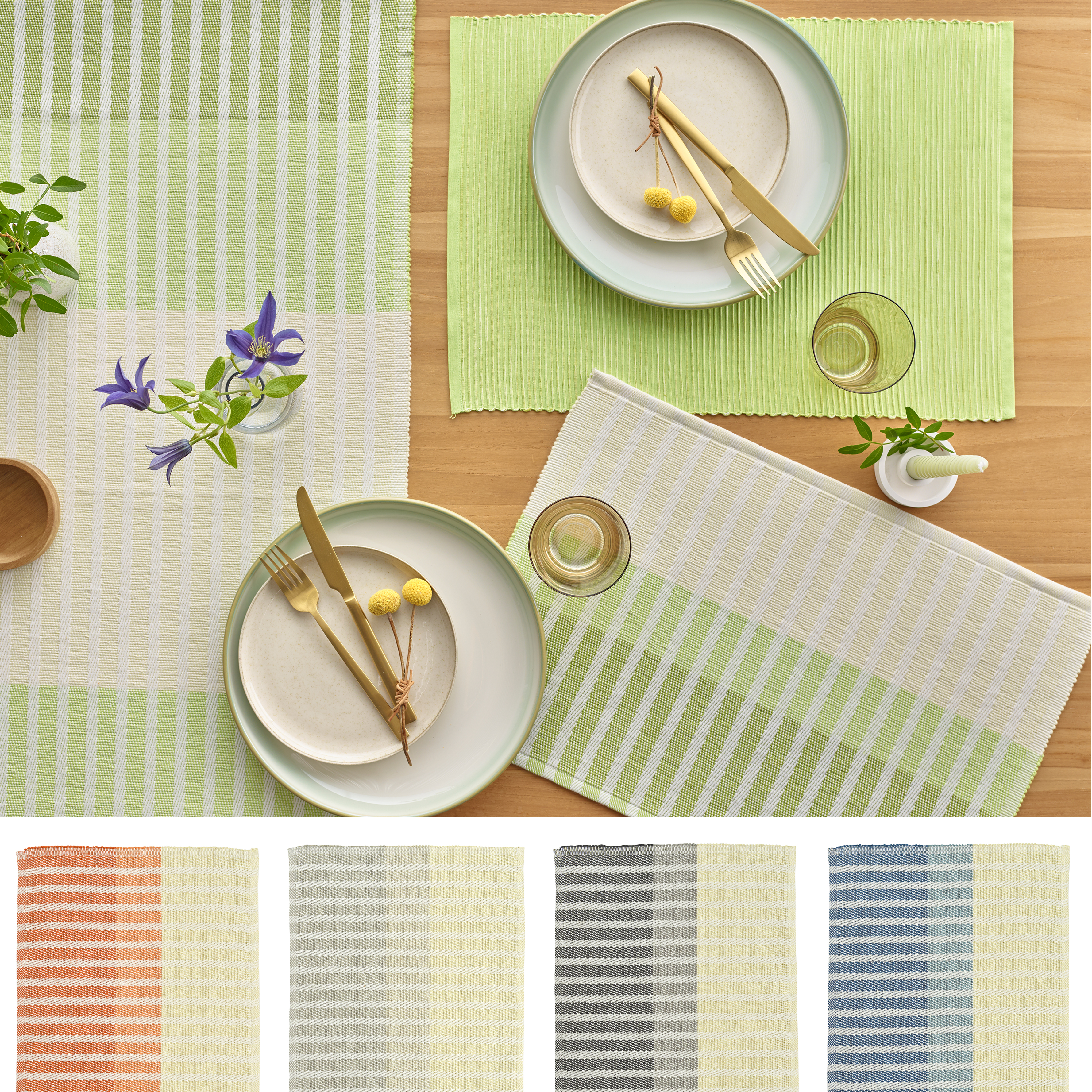 sander Tischset Reggia Grüntöne  32 x 48