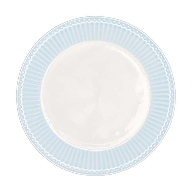 Greengate Porzellan-Essteller Alice Pale Blue