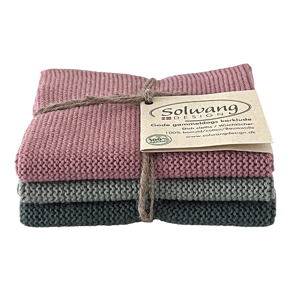 Solwang Wischtuch Rose Sage Kombi BIO 3er Set