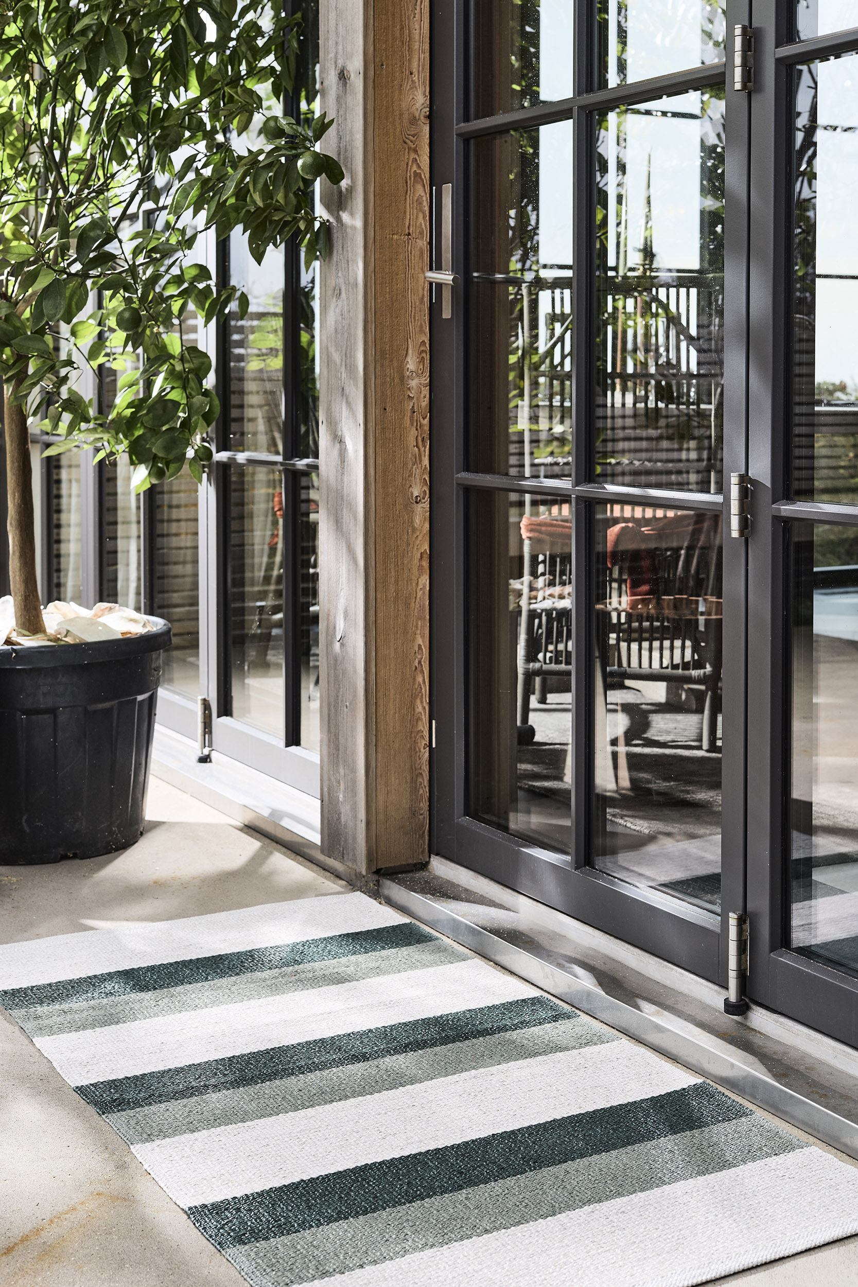 Horredsmattan In- und Outdoorteppich Milo Green 70 x 140