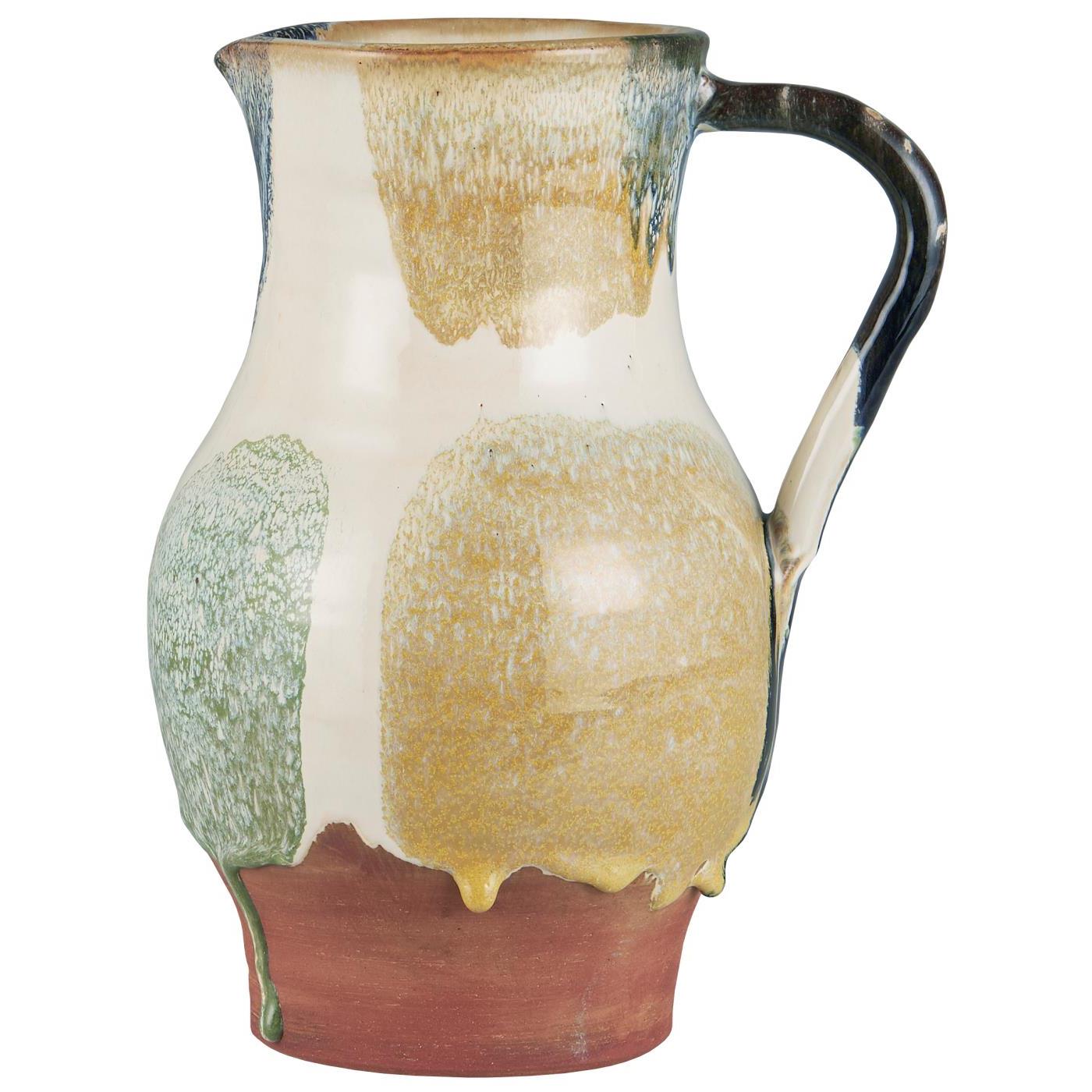 Ib Laursen Vase m/Henkel rustikal Multifarben Avignon