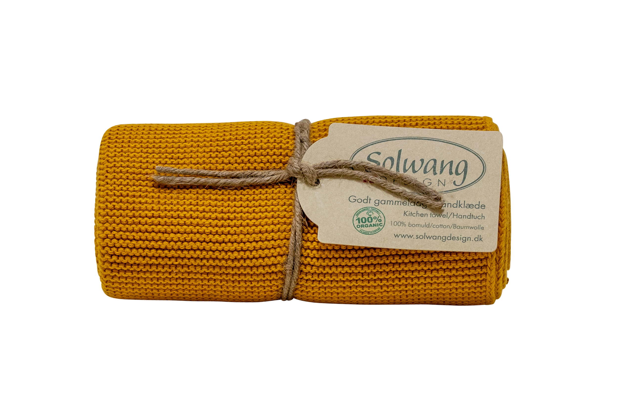 Solwang Handtuch Ockergelb BIO