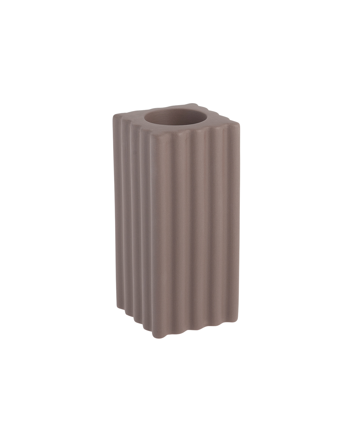 Storefactory Teelichthalter Nickebo Brown Large