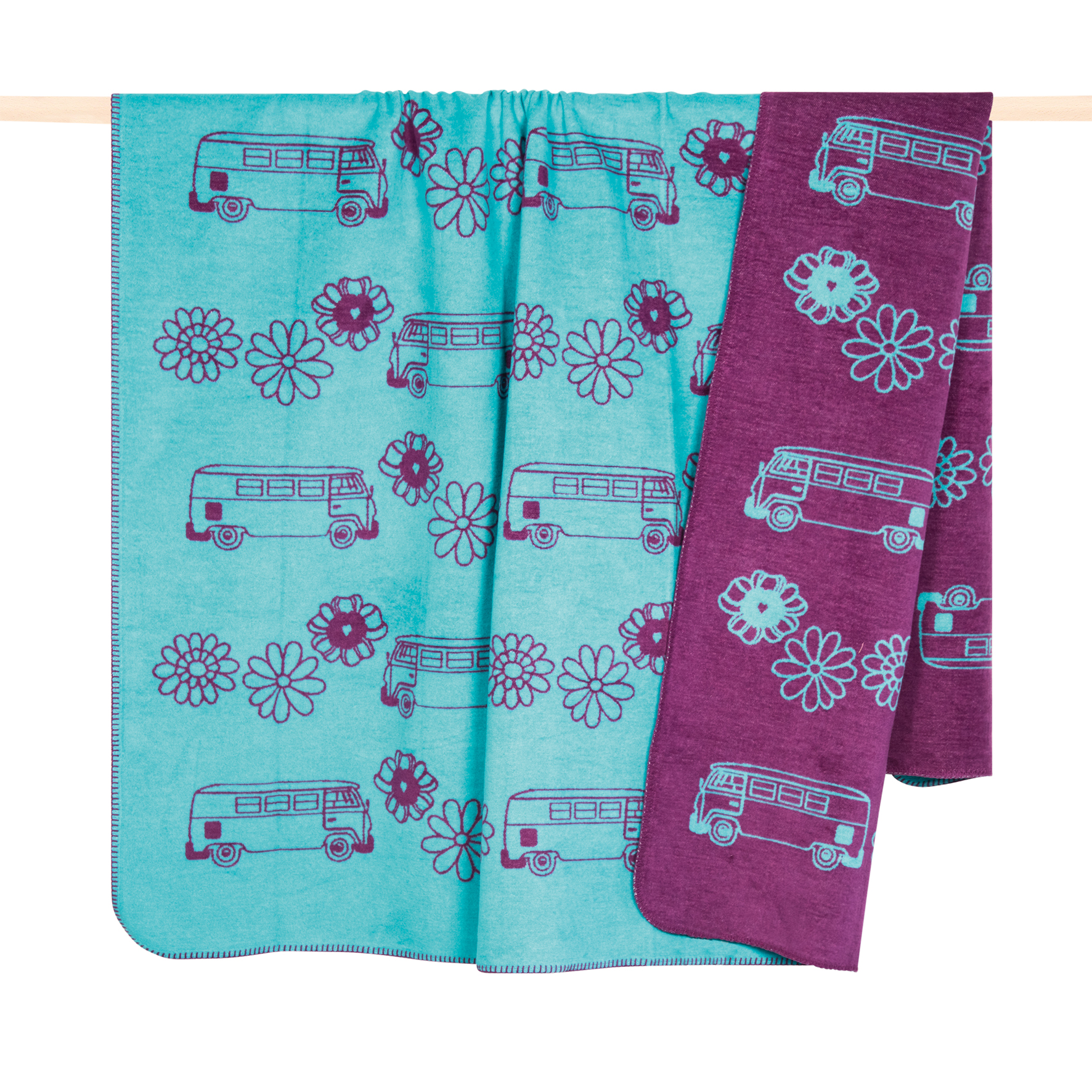 pad design Wolldecke Culture Blue 150 x 200