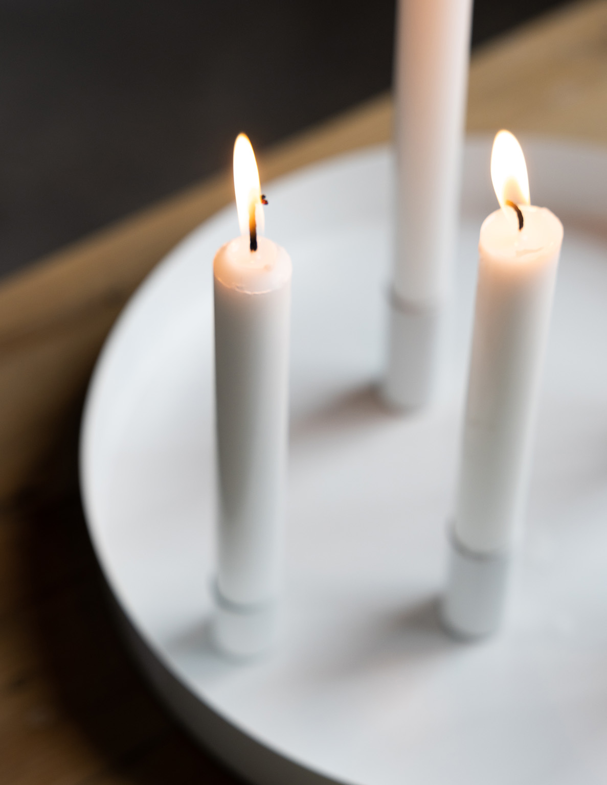 Storefactory Kerzenhalter Sund Rund mit 5 magnetischen Kerzenhaltern