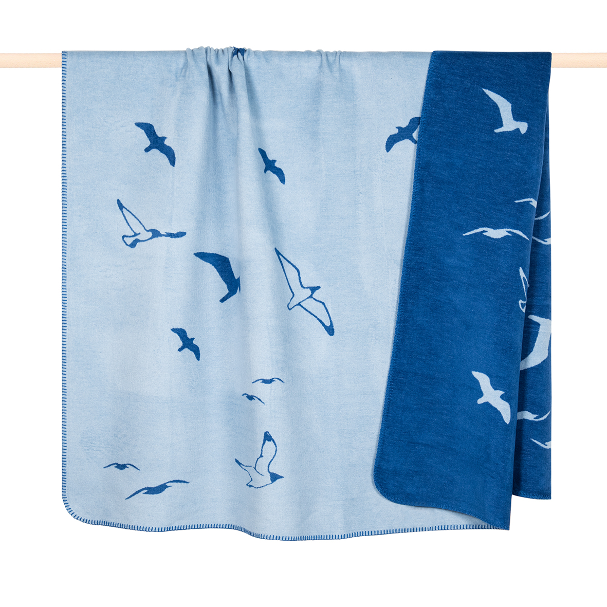pad design Wolldecke Seagull Blue