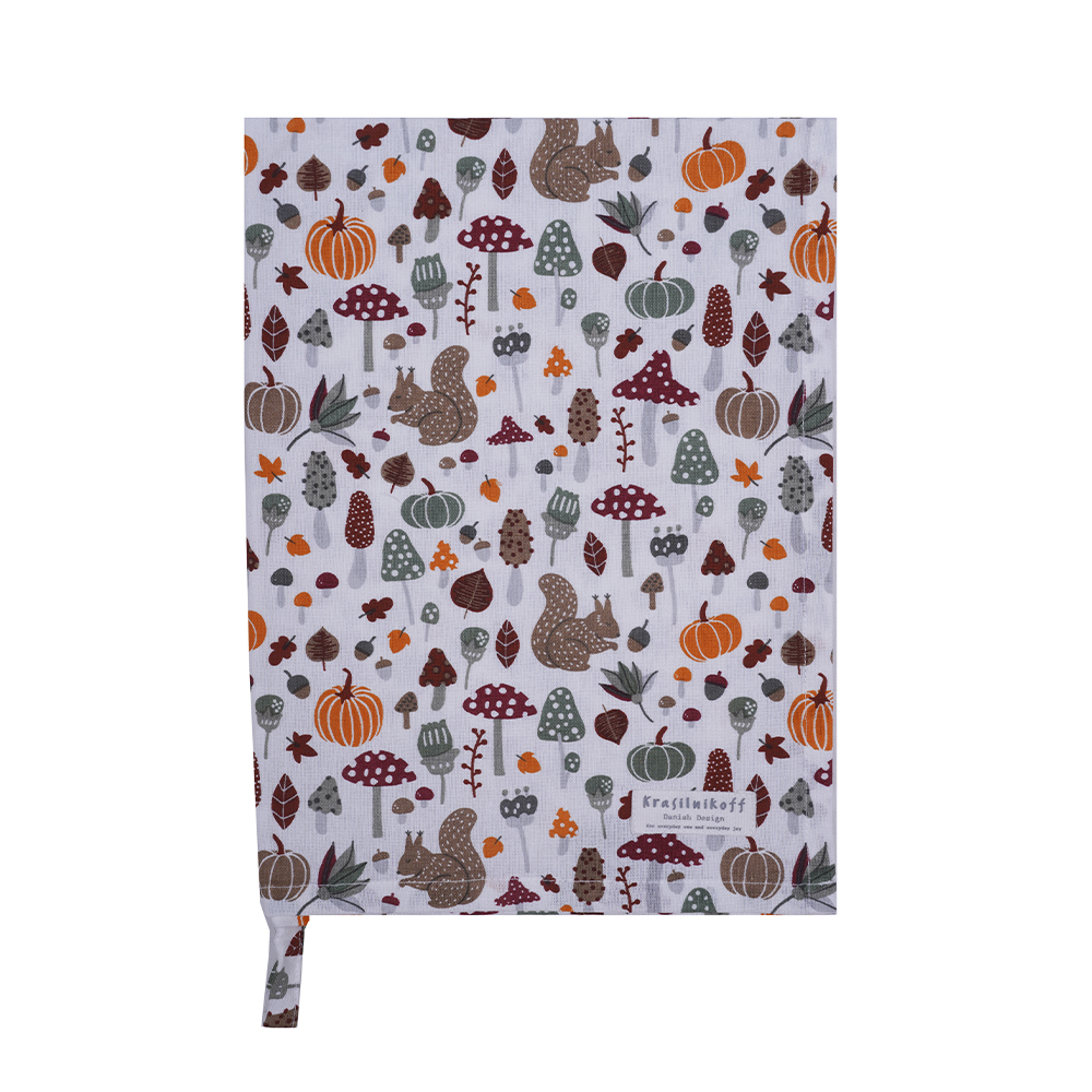 Krasilnikoff Geschirrtuch Autumn Green