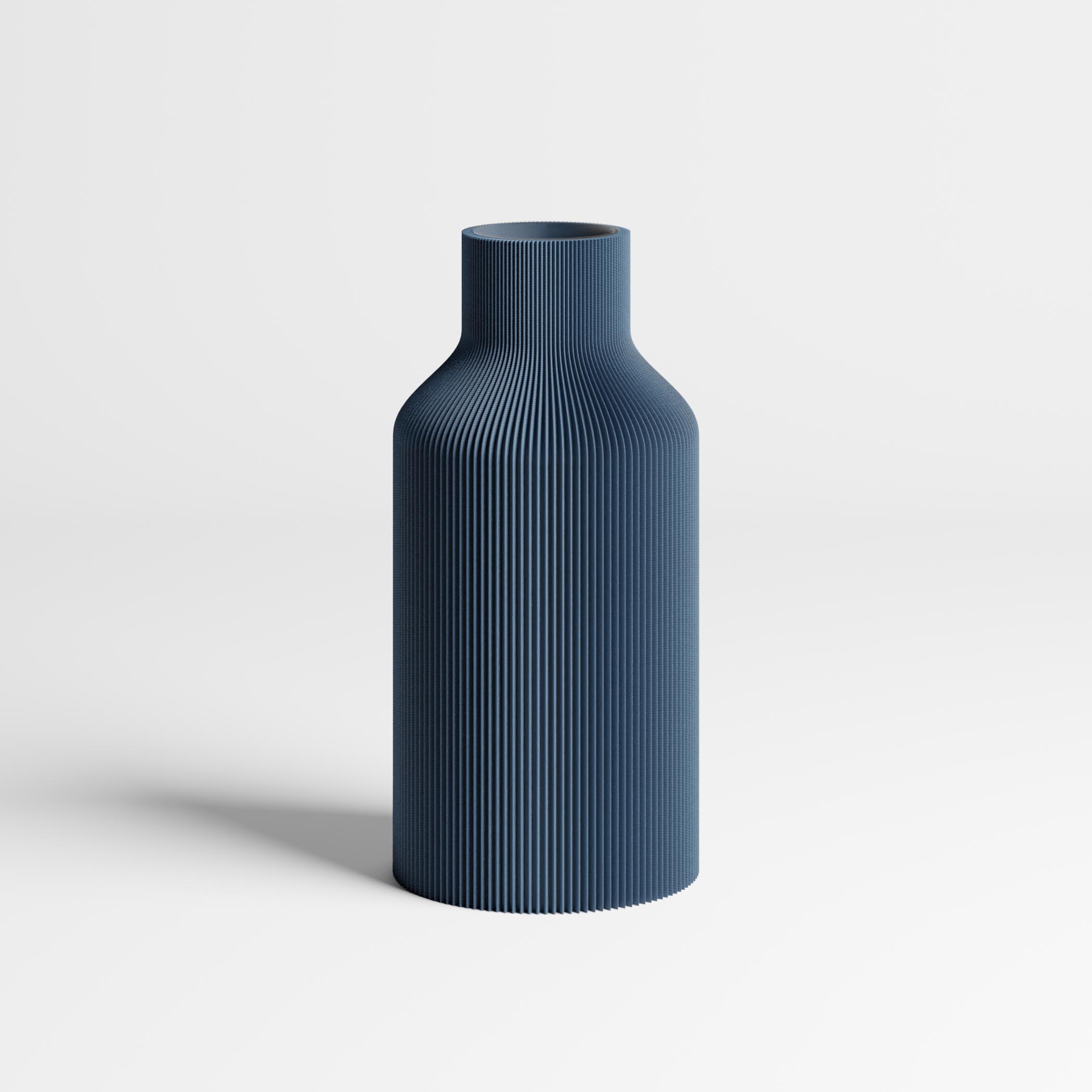 DENNISMAASS Vase Flasche L Navyblau
