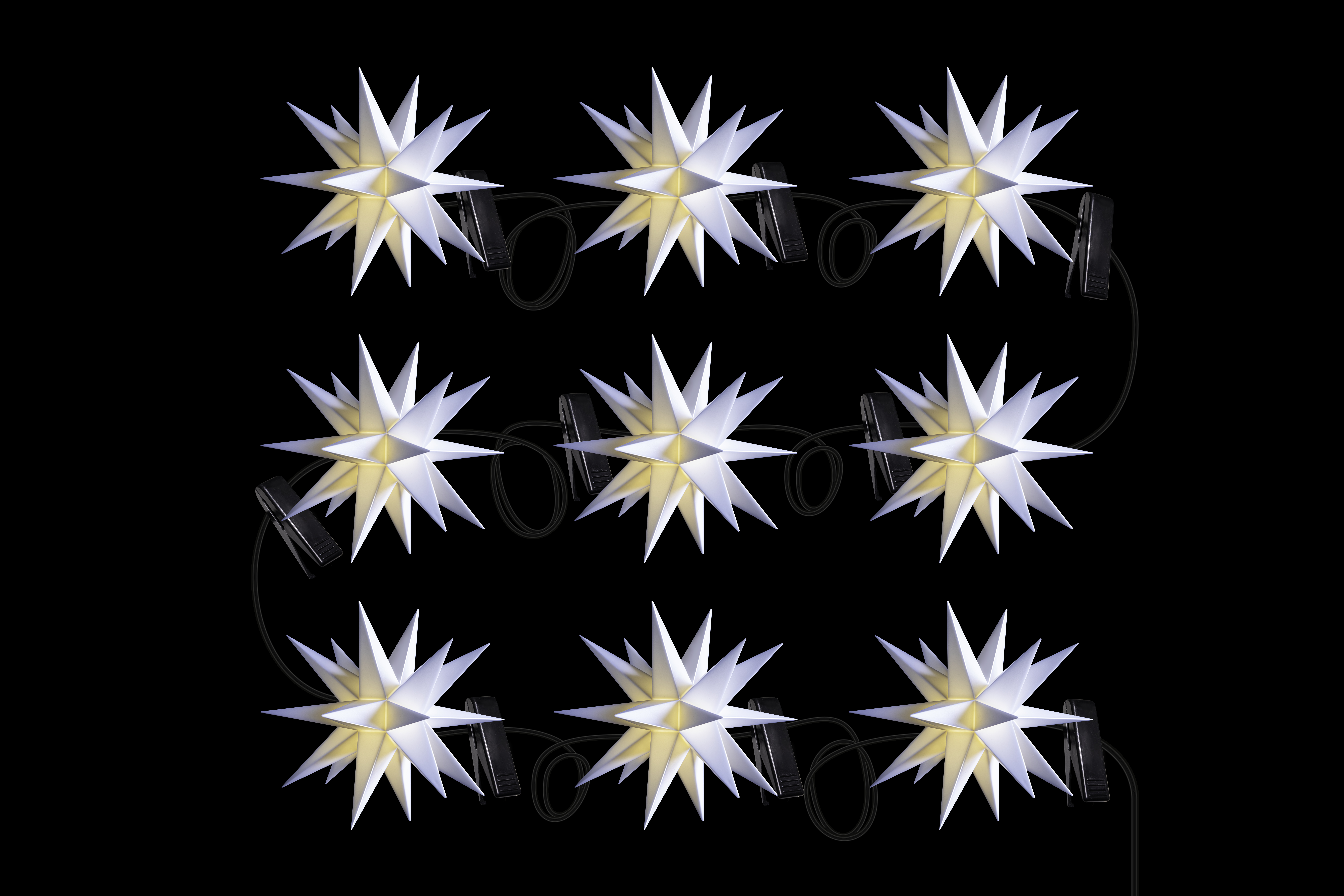 Sterntaler Midi Outdoor/Indoor LED Lichterkette 9 Sterne