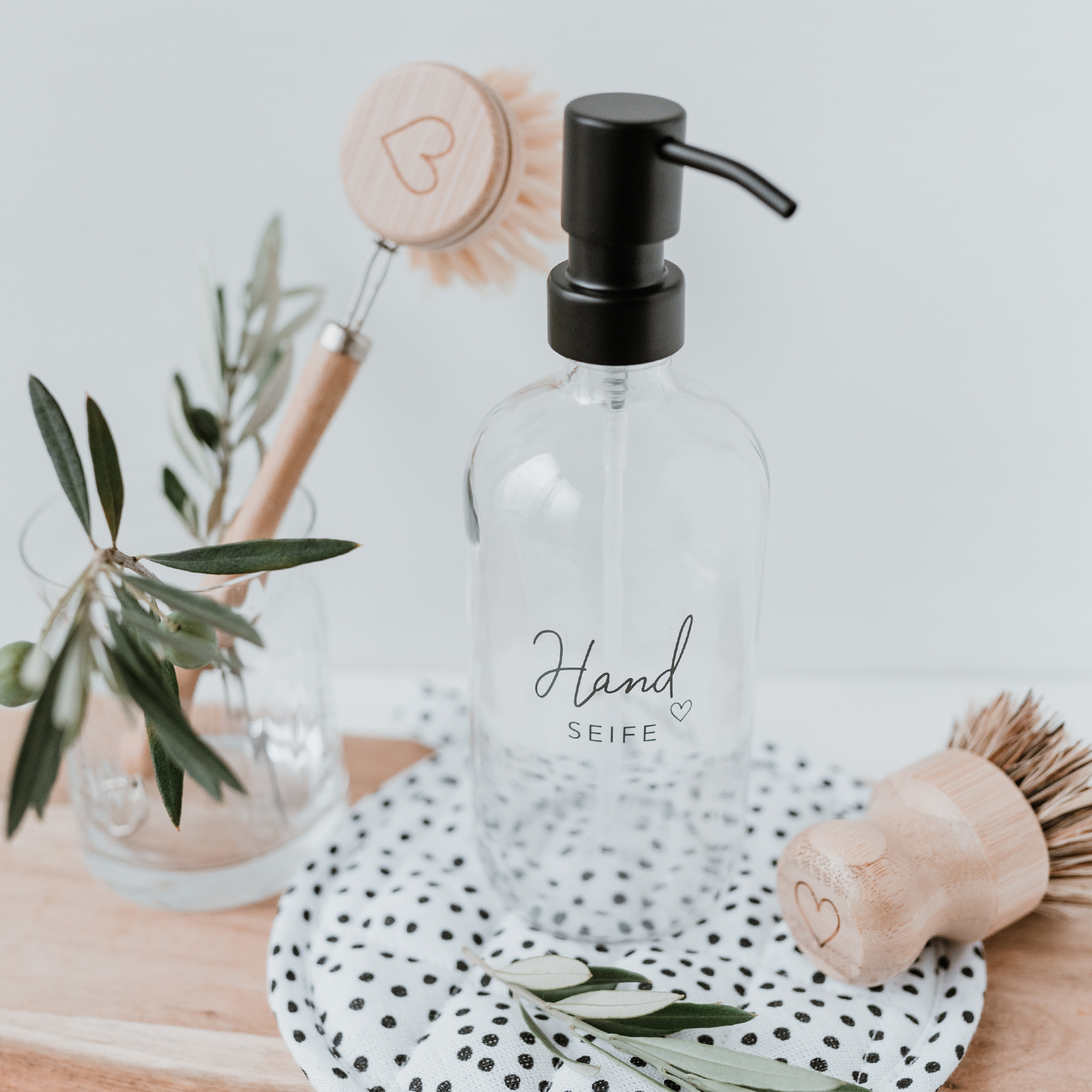 Eulenschnitt Seifenspender Handseife transparent 500 ml