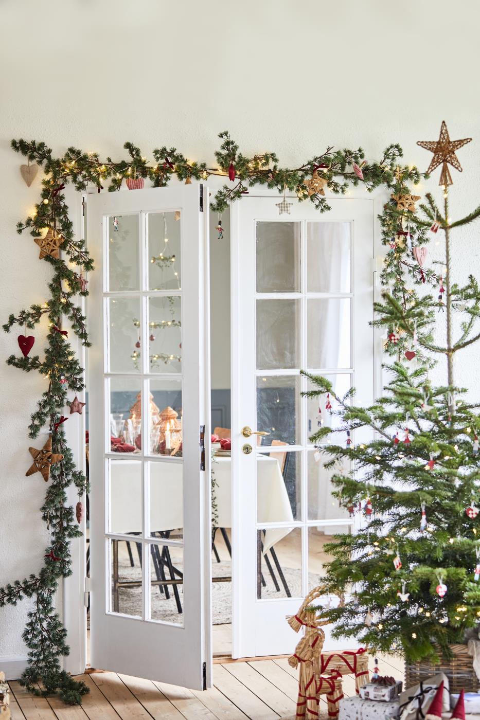 Ib Laursen Zederngirlande Künstlich mit Zapfen