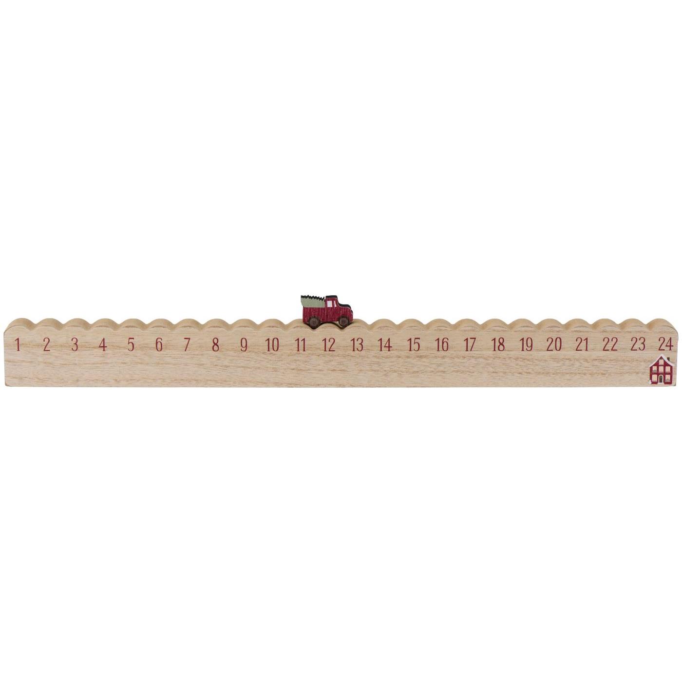 Ib Laursen Weihnachtskalender 1 - 24 Lastwagen mit Weihnachtsbaum
