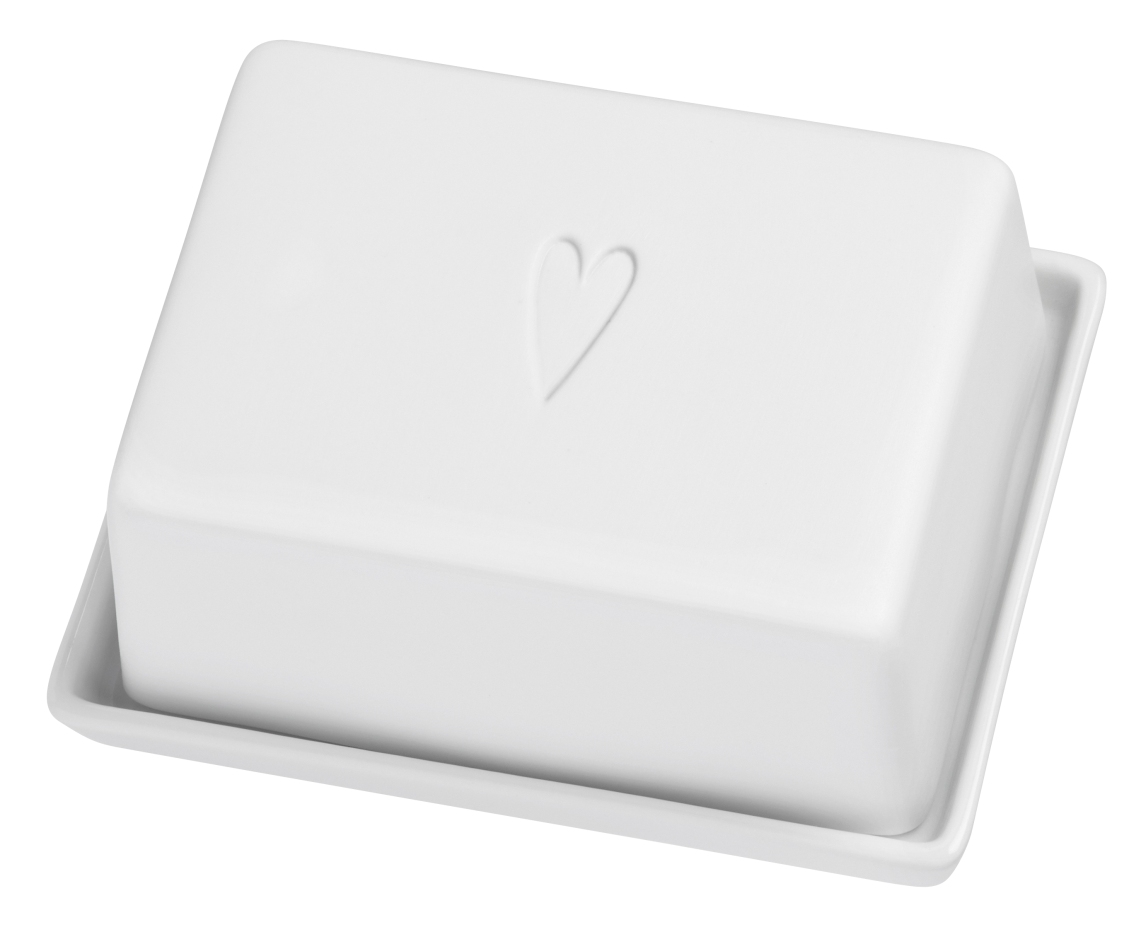 räder Porzellan-Butterdose "Herz"