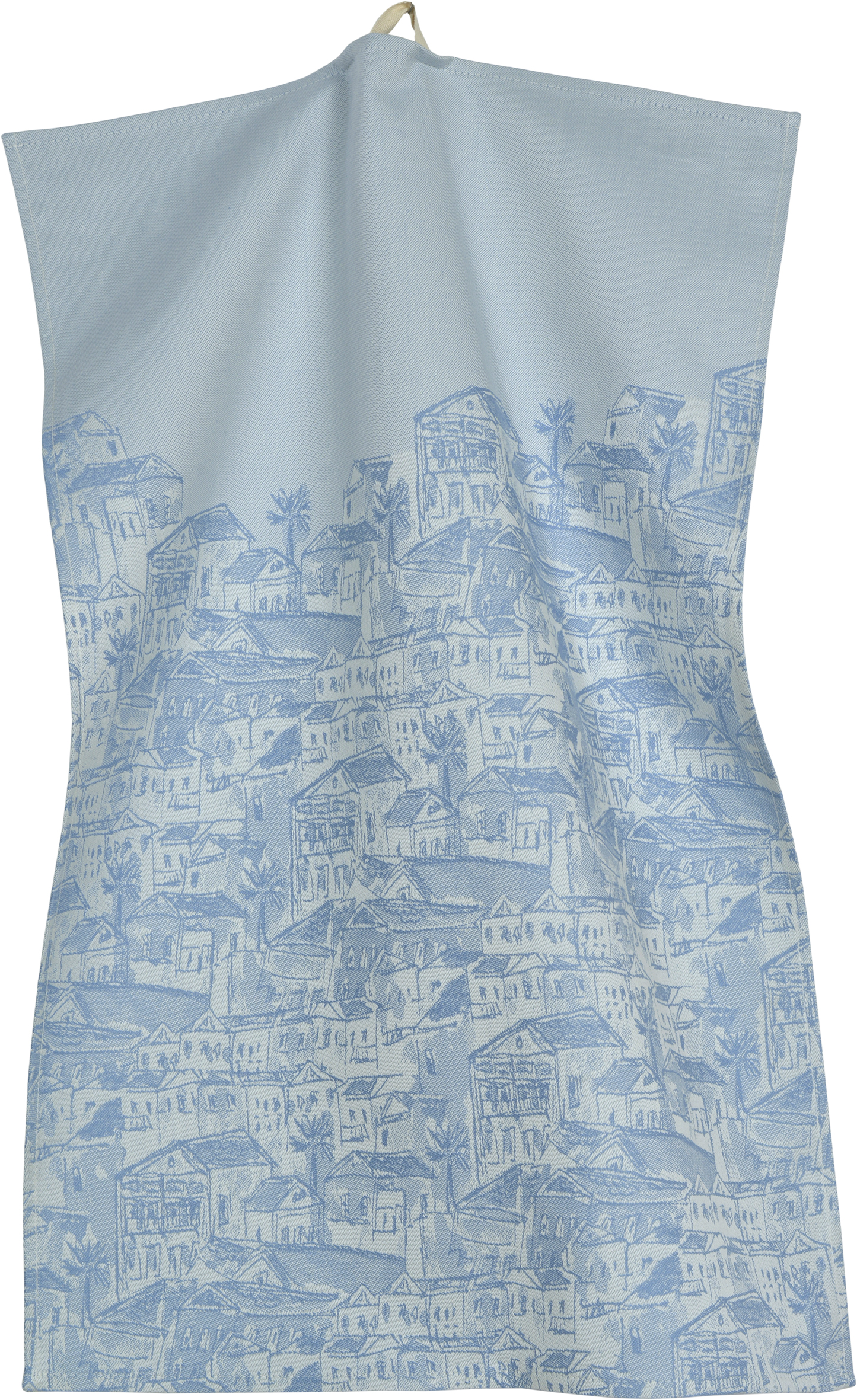 sander Geschirrtuch Symi Hellblau 50 x 70