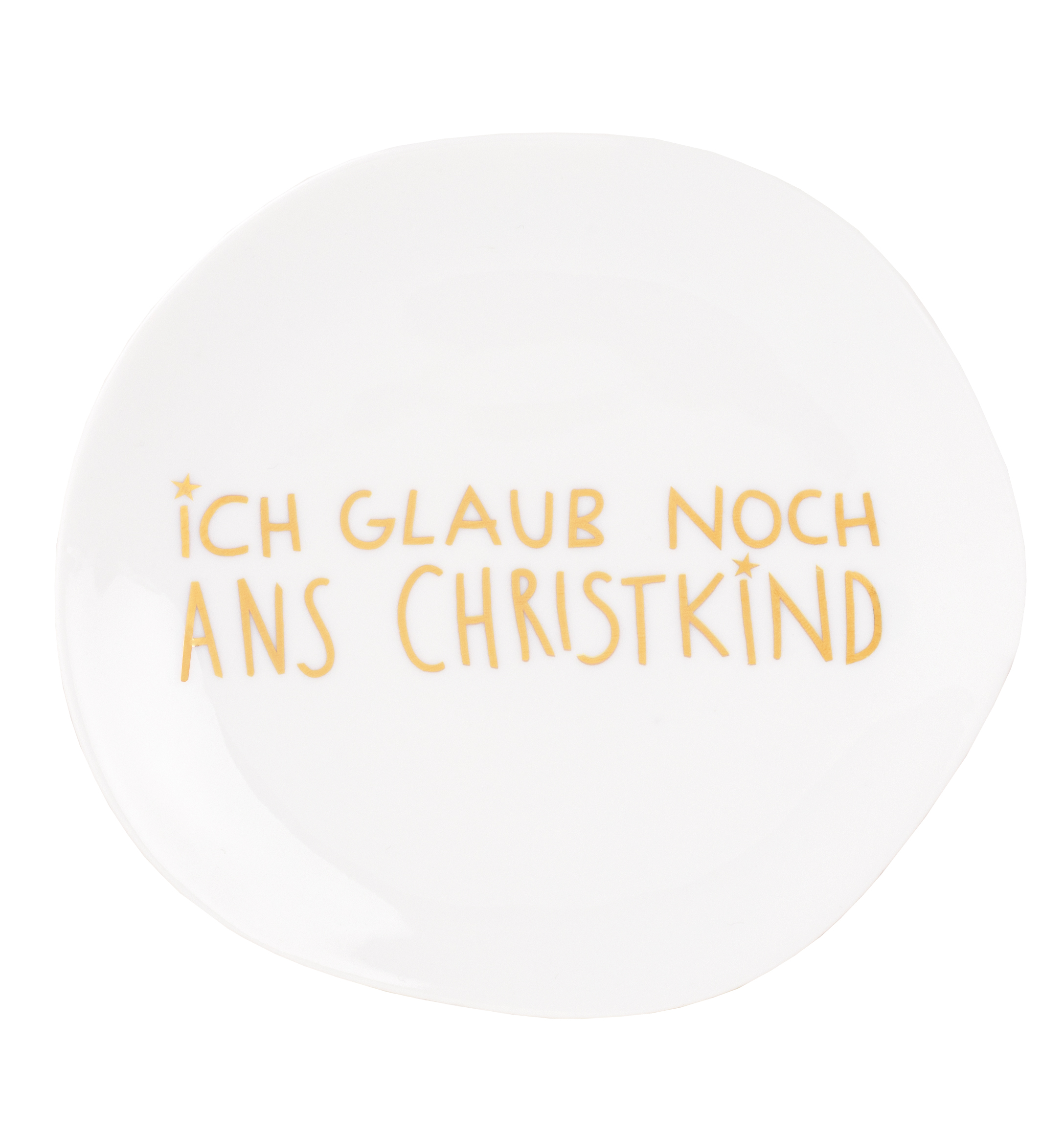 räder Weihnachtsteller "Ich glaub noch ans Christkind"