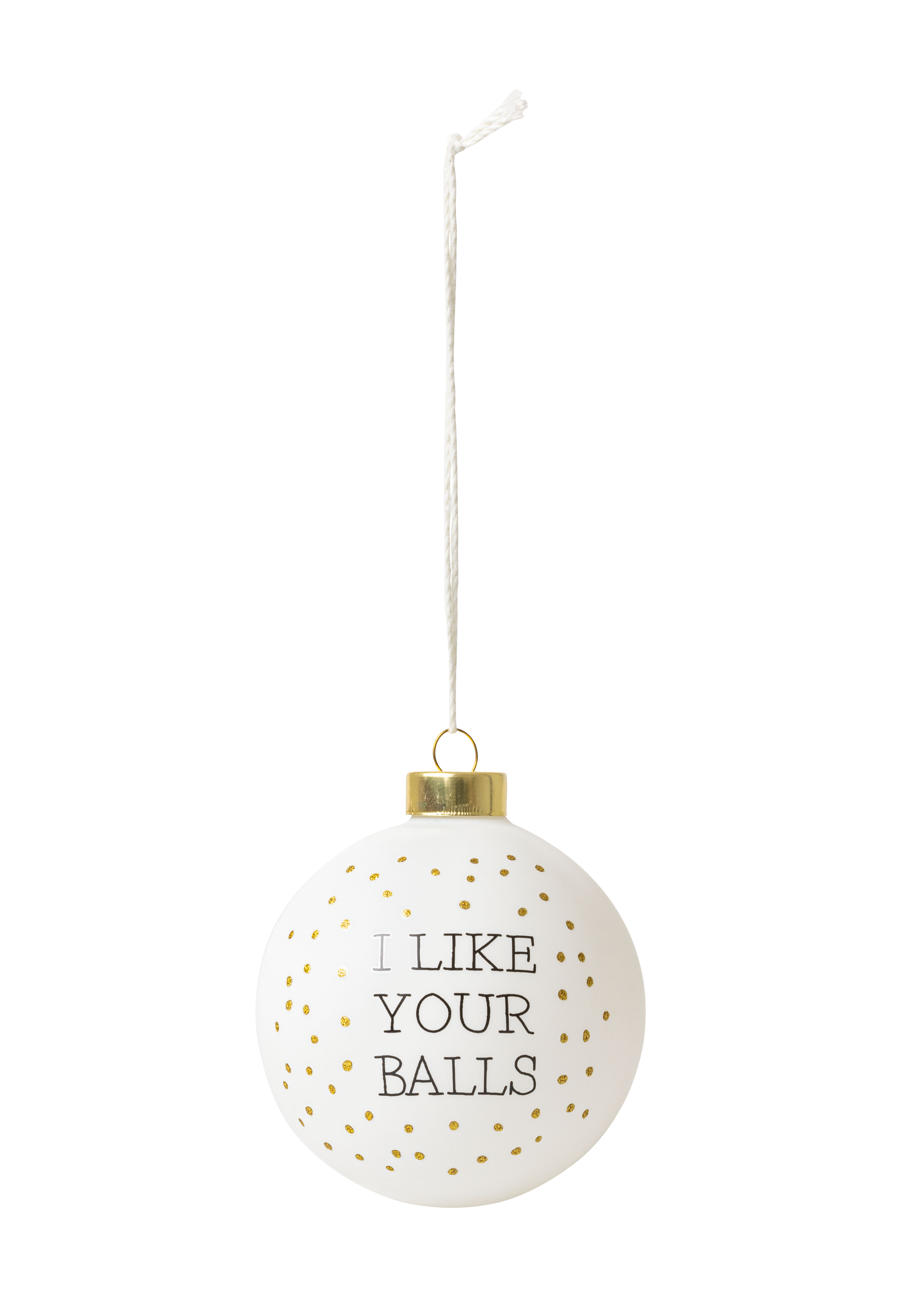 räder Christbaumkugel "I like you balls"