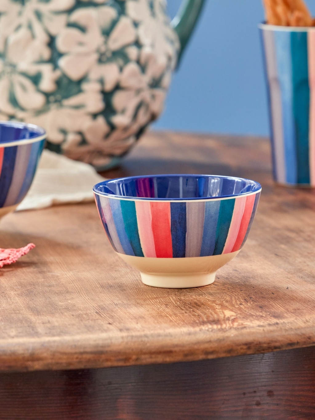 Rice Melamin Schüssel NY Stripes Small
