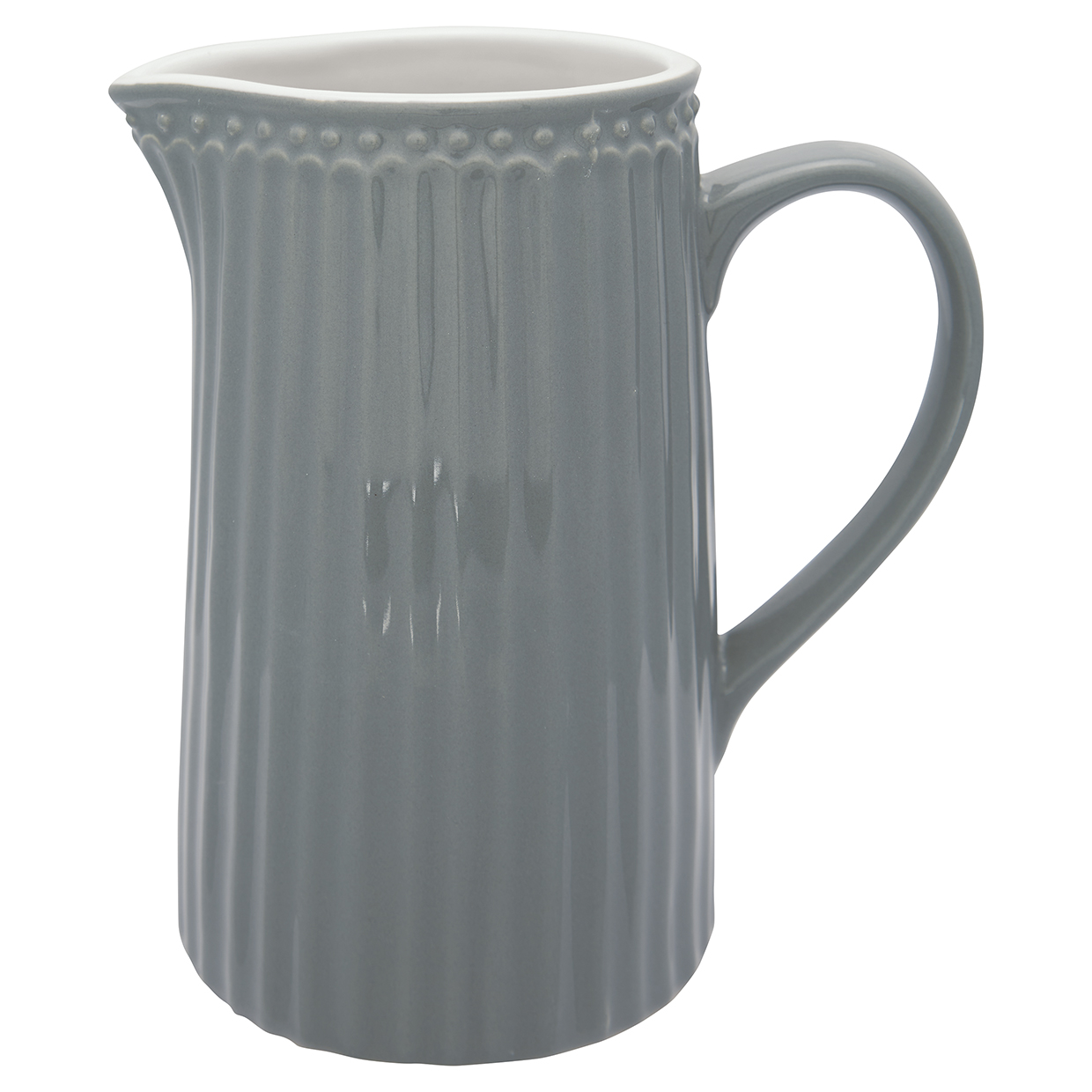 Greengate Porzellan-Krug Alice Stone Grey