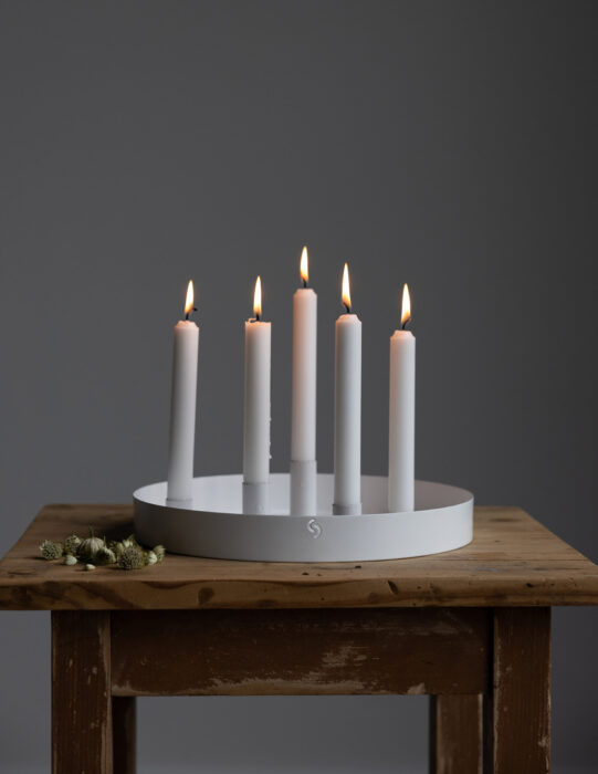 Storefactory Kerzenhalter Sund Rund mit 5 magnetischen Kerzenhaltern