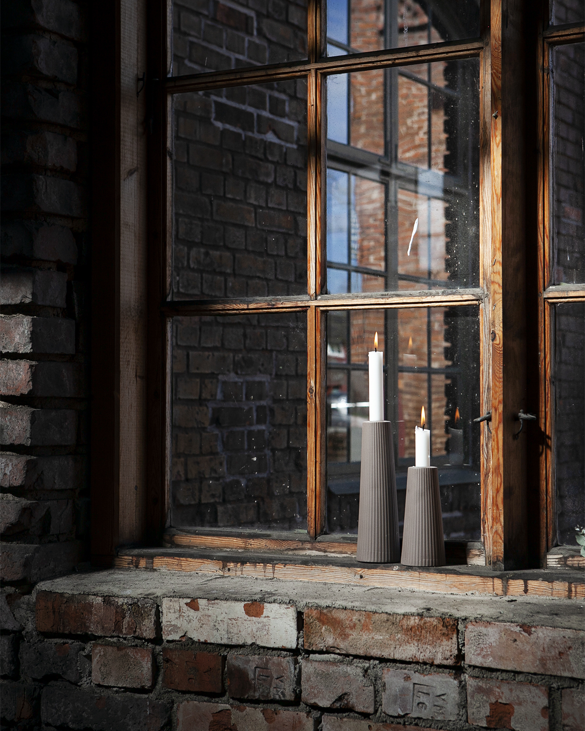 Storefactory Kerzenhalter Linghed Brown Small