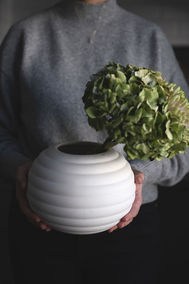 Storefactory Vase Runvik White