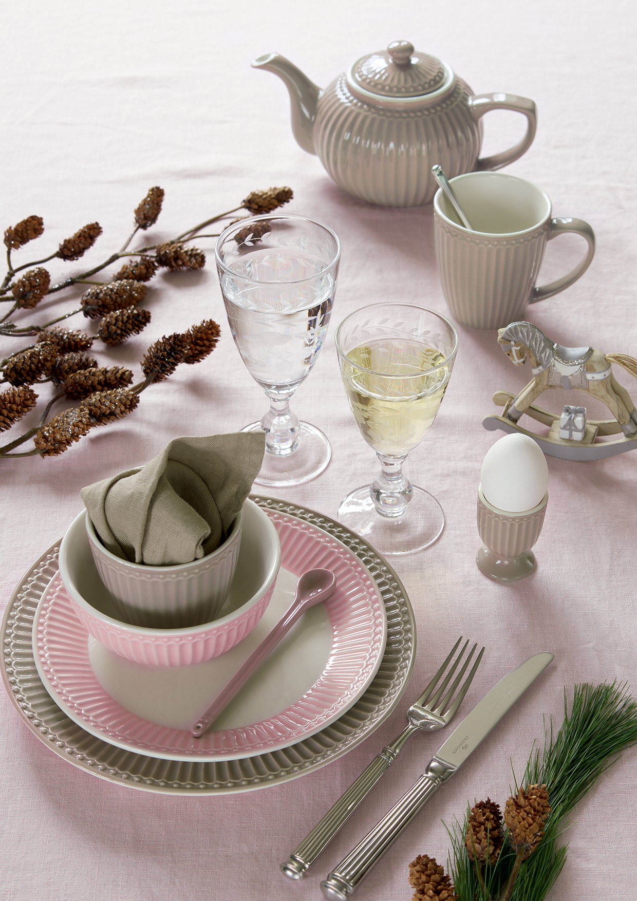 Greengate Müsli Schale Alice Hazelnut Brown