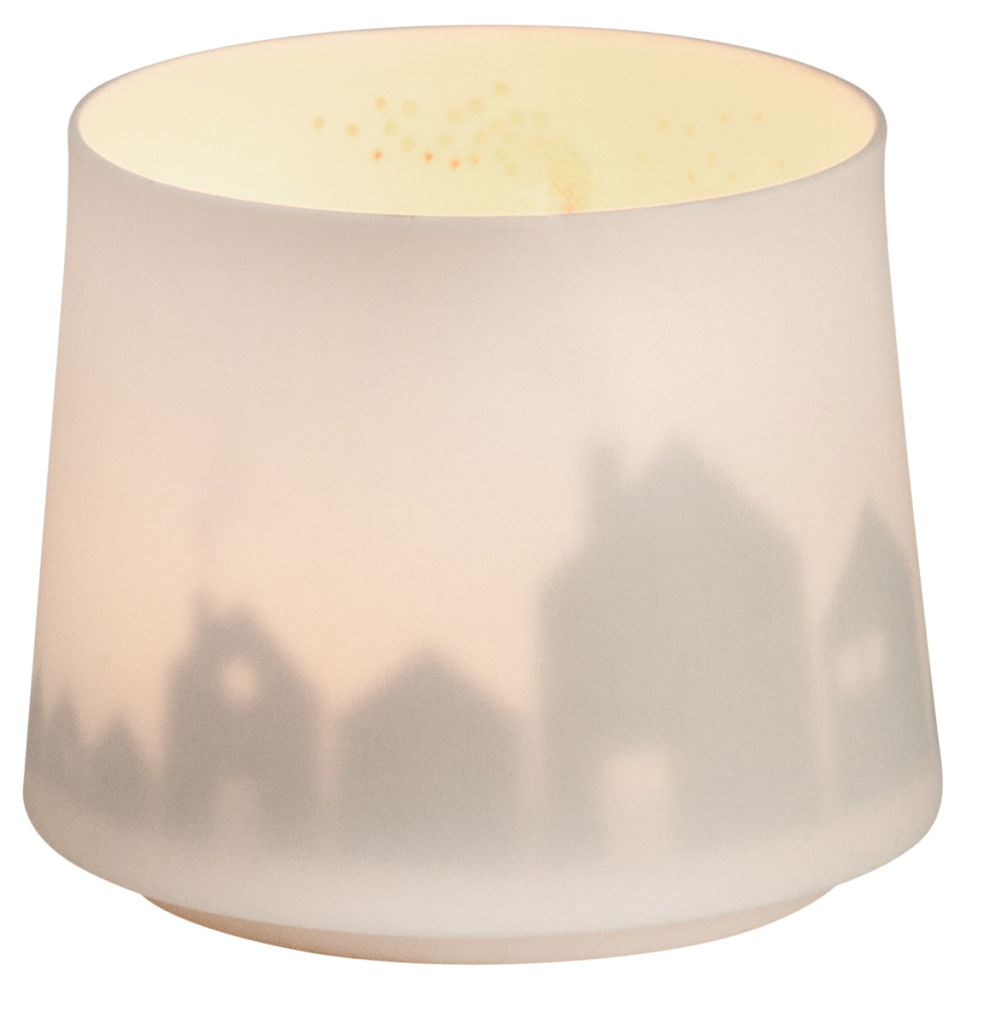 räder Living Windlicht Schattenspiel Stadt