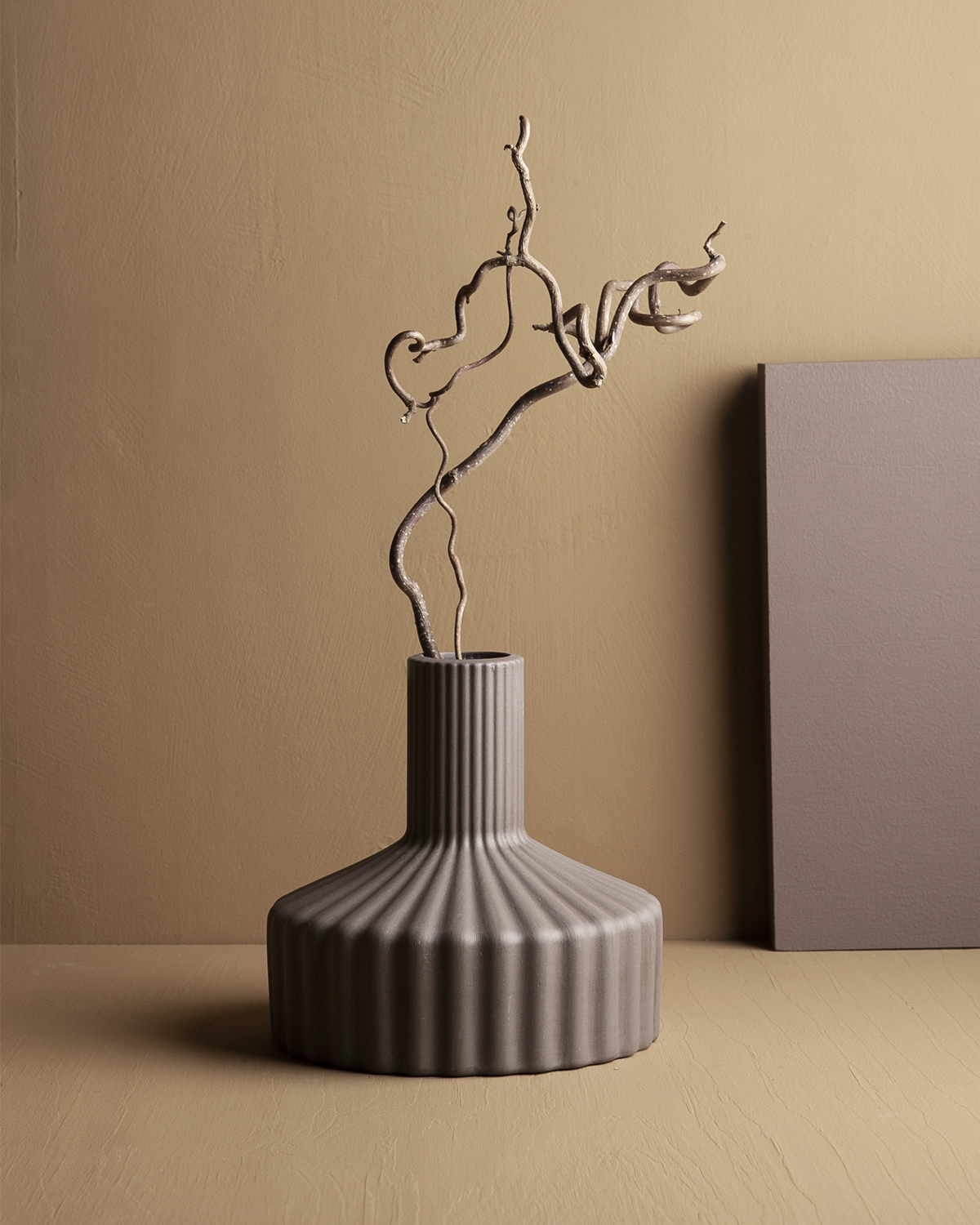 Storefactory Vase Samset Large Brown