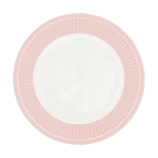 Greengate Porzellan-Essteller Alice Pale Pink