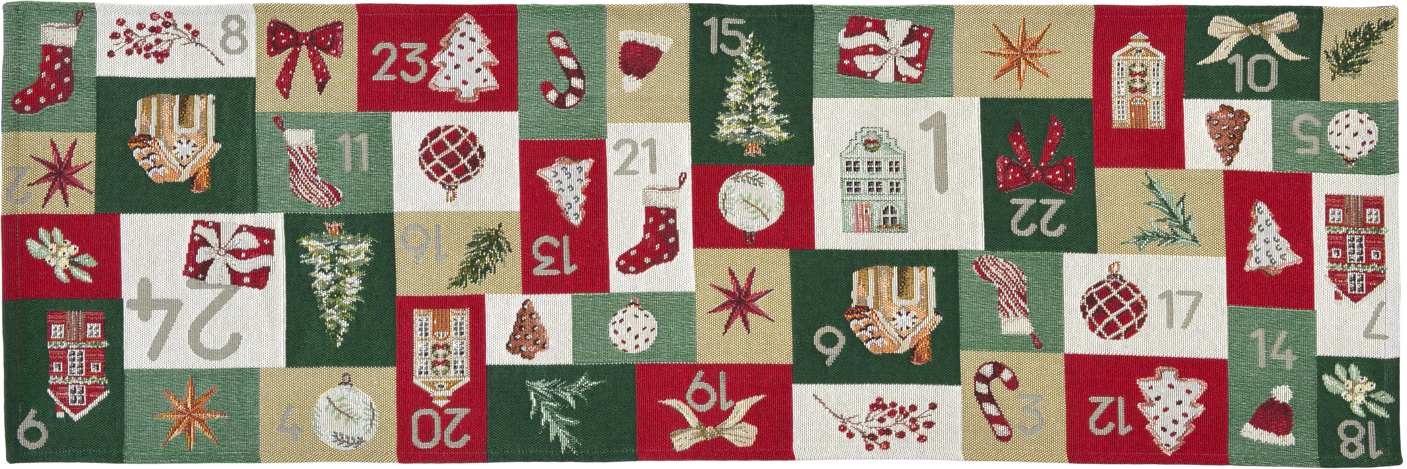 sander Tischläufer Xmas Calendar 32 x 96