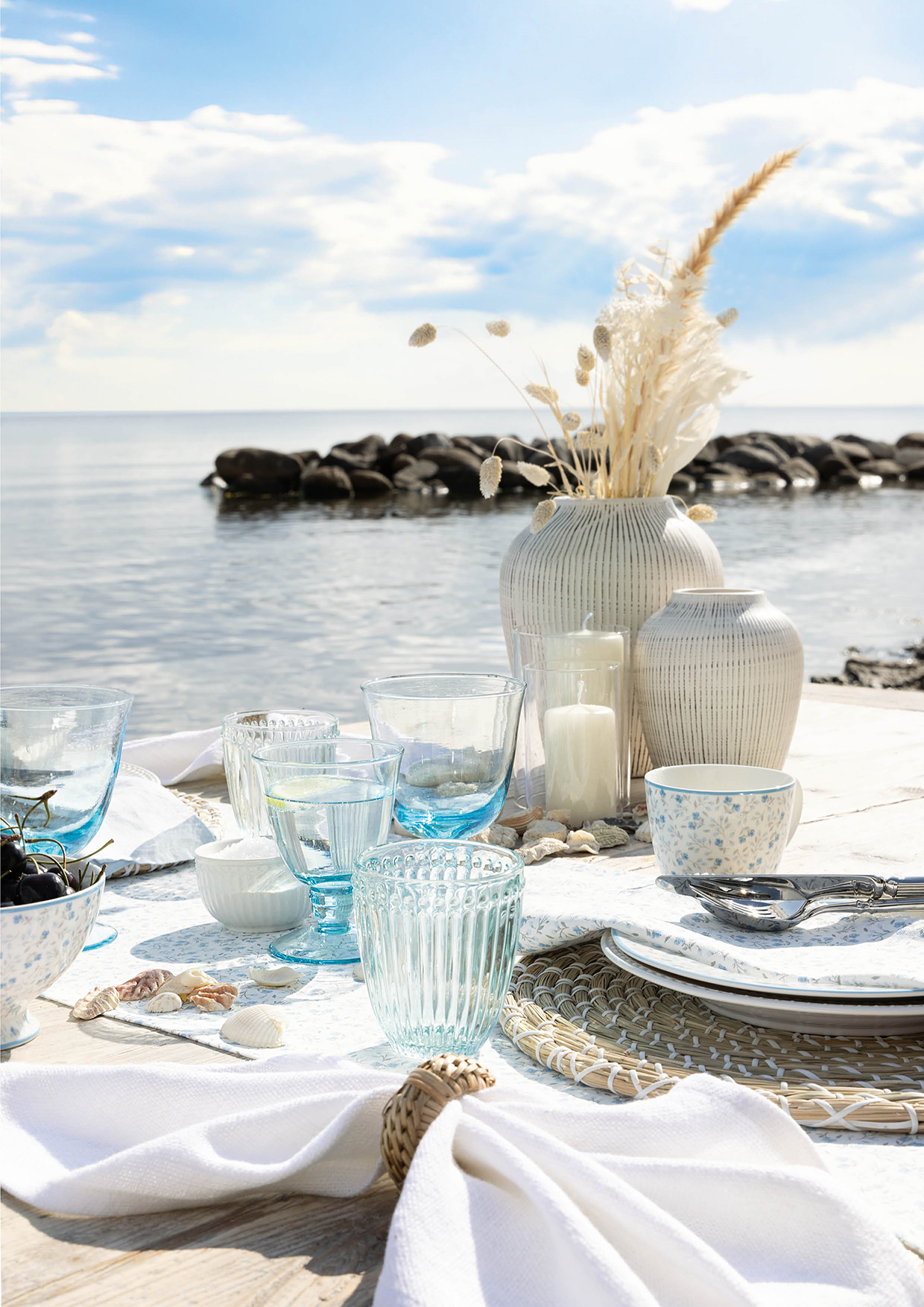 Greengate Platzset Rund Natur