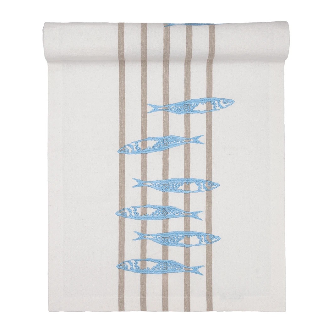 pad design Tischläufer Havn Sardines  45 x 150 cm