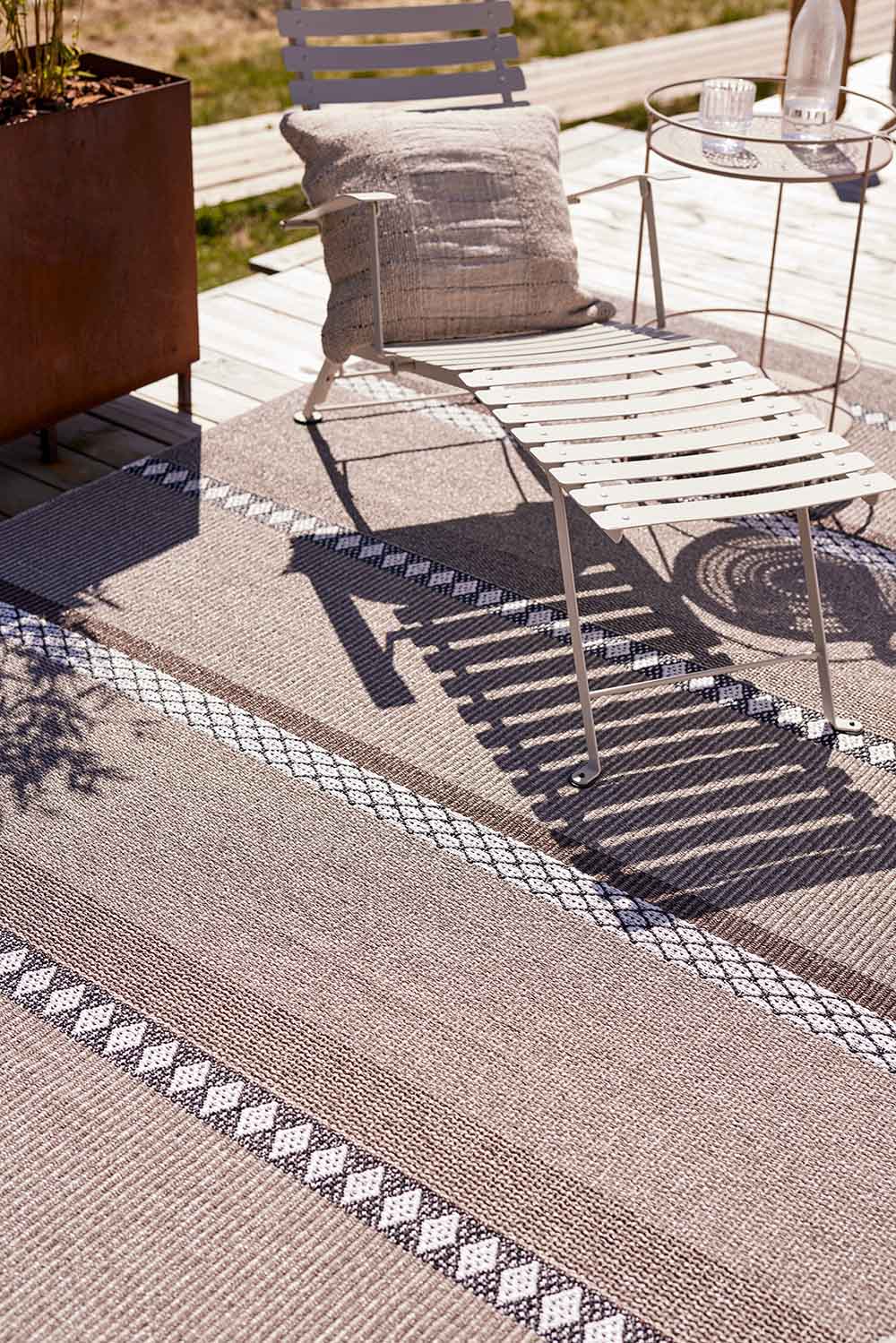 Horredsmattan Savanne Sand In- und Outdoorteppich 70 x 100