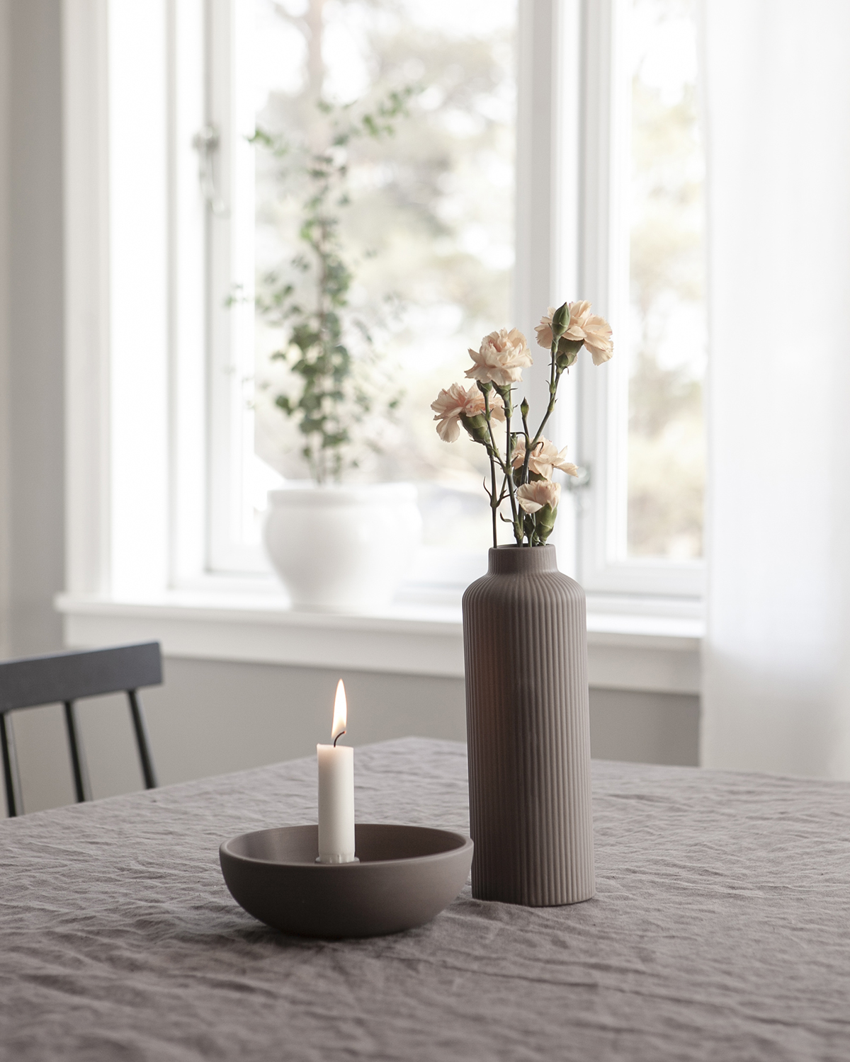 Storefactory Kerzenhalter Lidatorp Small Brown