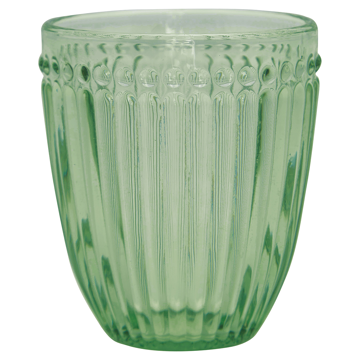 Greengate Wasserglas Alice Pale Green
