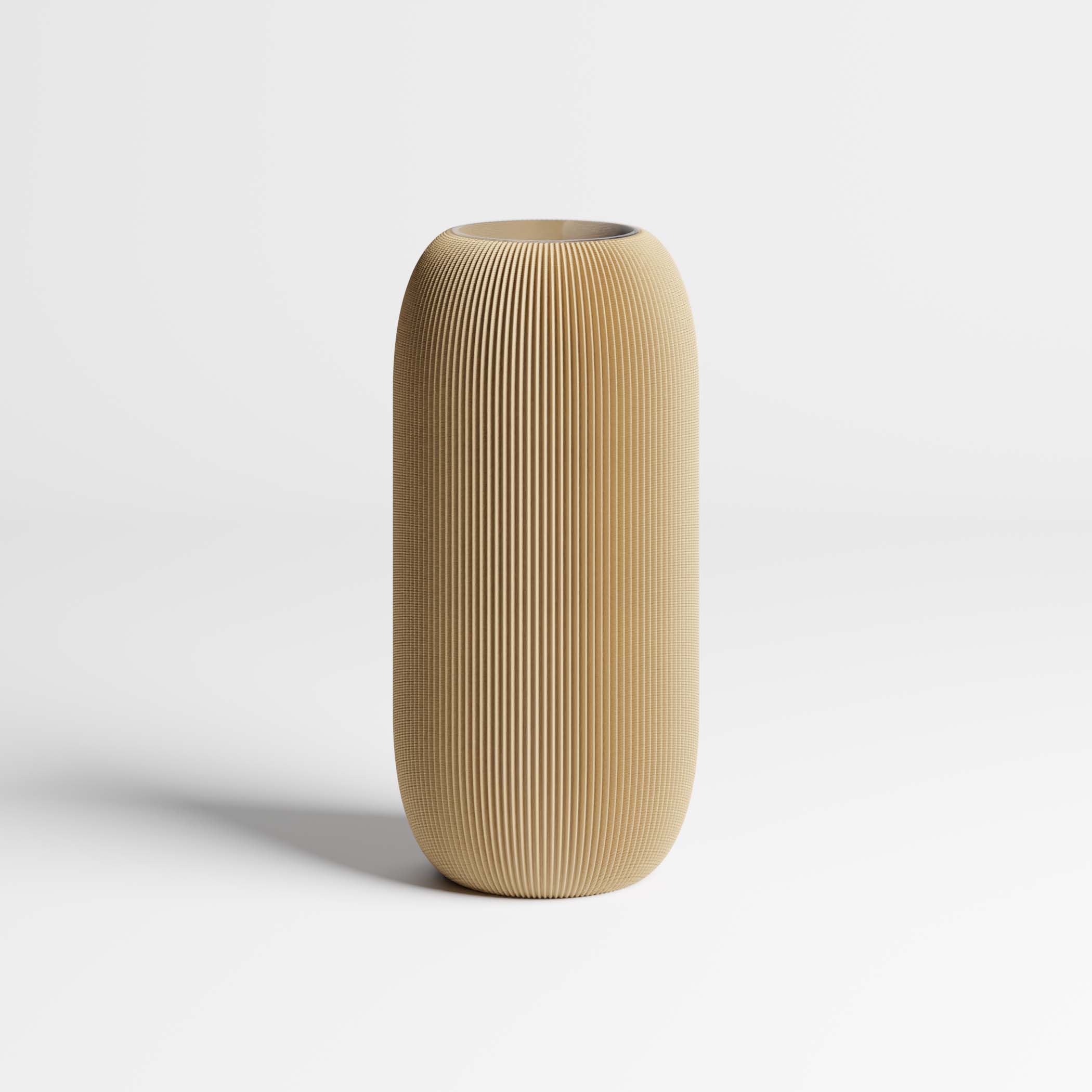 DENNISMAASS Vase Pille L Beige