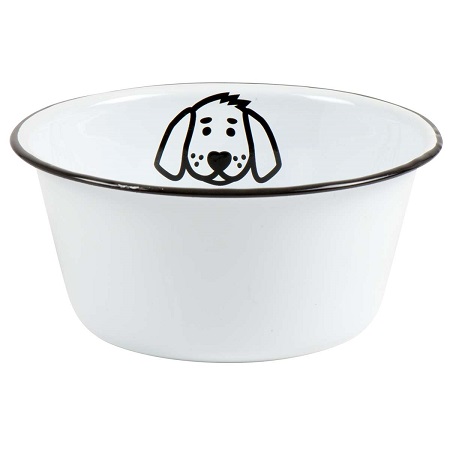 Fressnapf für Hunde, Emaille