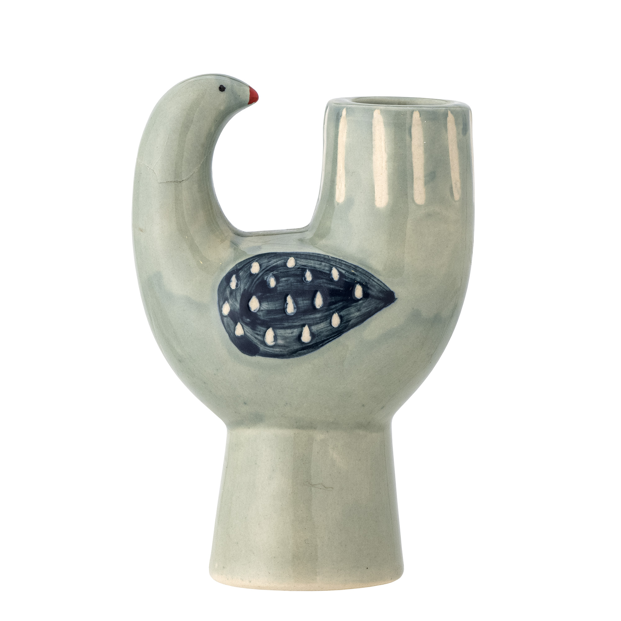 Bloomingville Stabkerzenhalter Vogel Trudy Blau