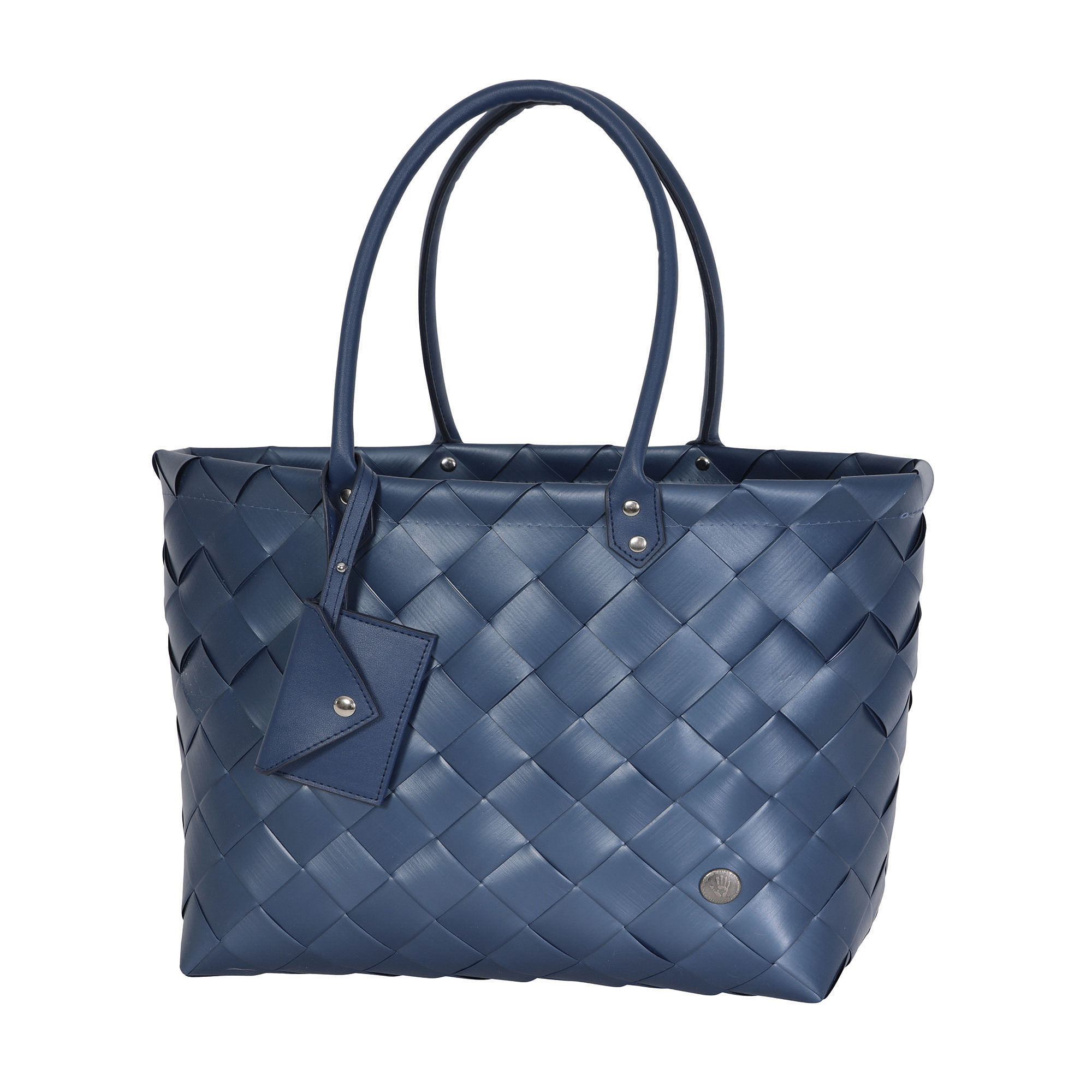 Handed By Chloe Shopper mit Anhänger Night Blue