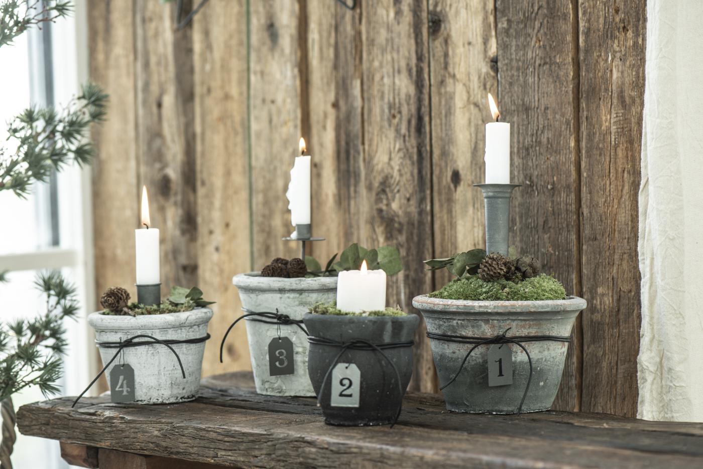 Ib Laursen Kerzenhalter mit Spiess für dünne Stabkerzen