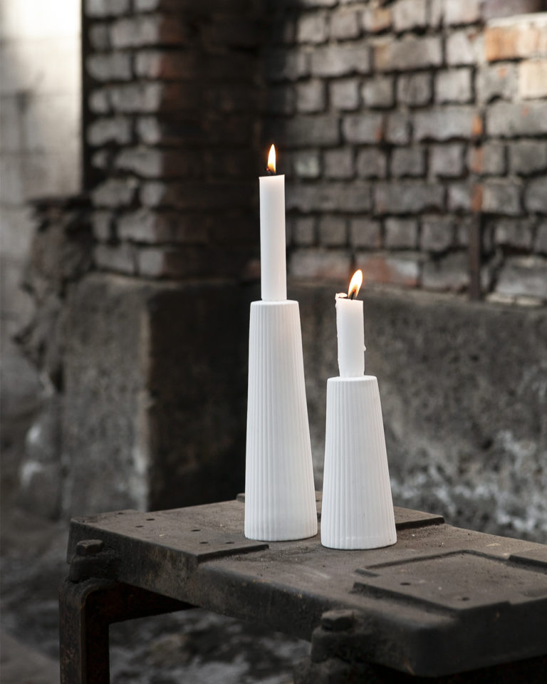 Storefactory Kerzenhalter Linghed Weiss Small