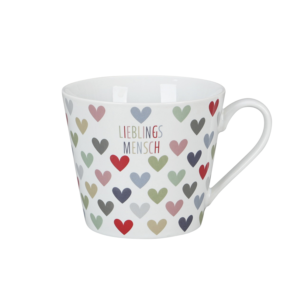 Krasilnikoff Henkelbecher "Lieblingsmensch"