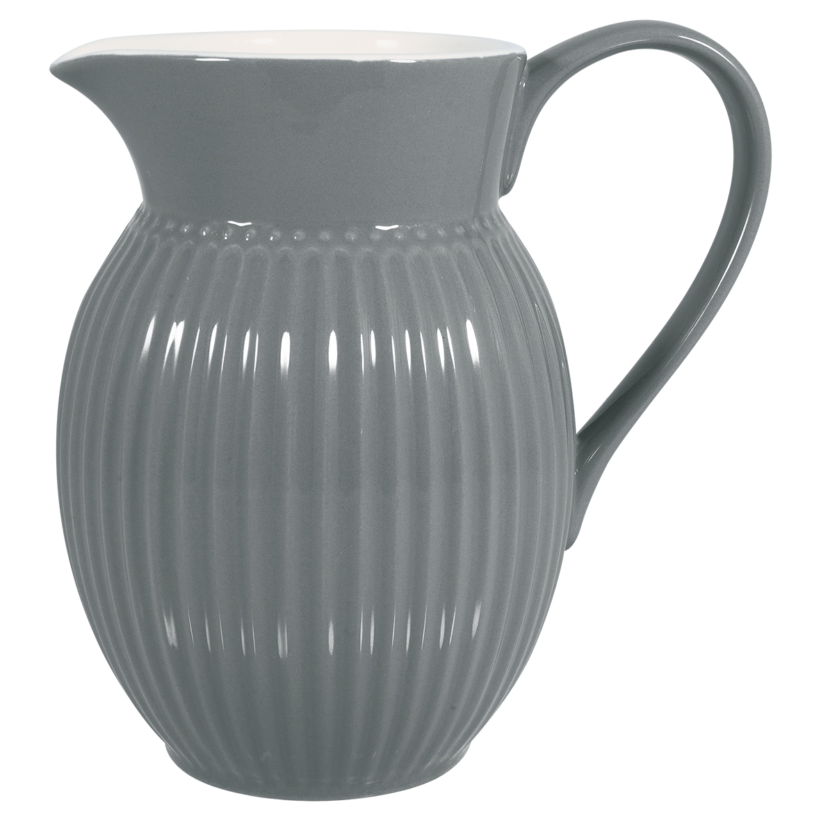 Greengate Porzellan-Krug Alice Stone Grey 1,5l