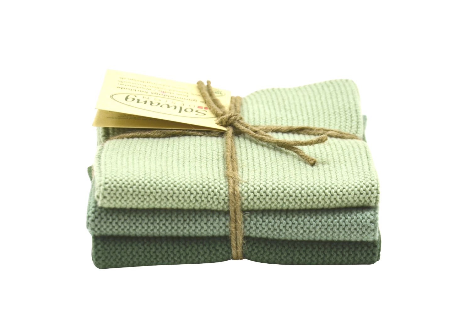 Solwang Wischtuch Meeresgrün Kombi BIO 3er Set